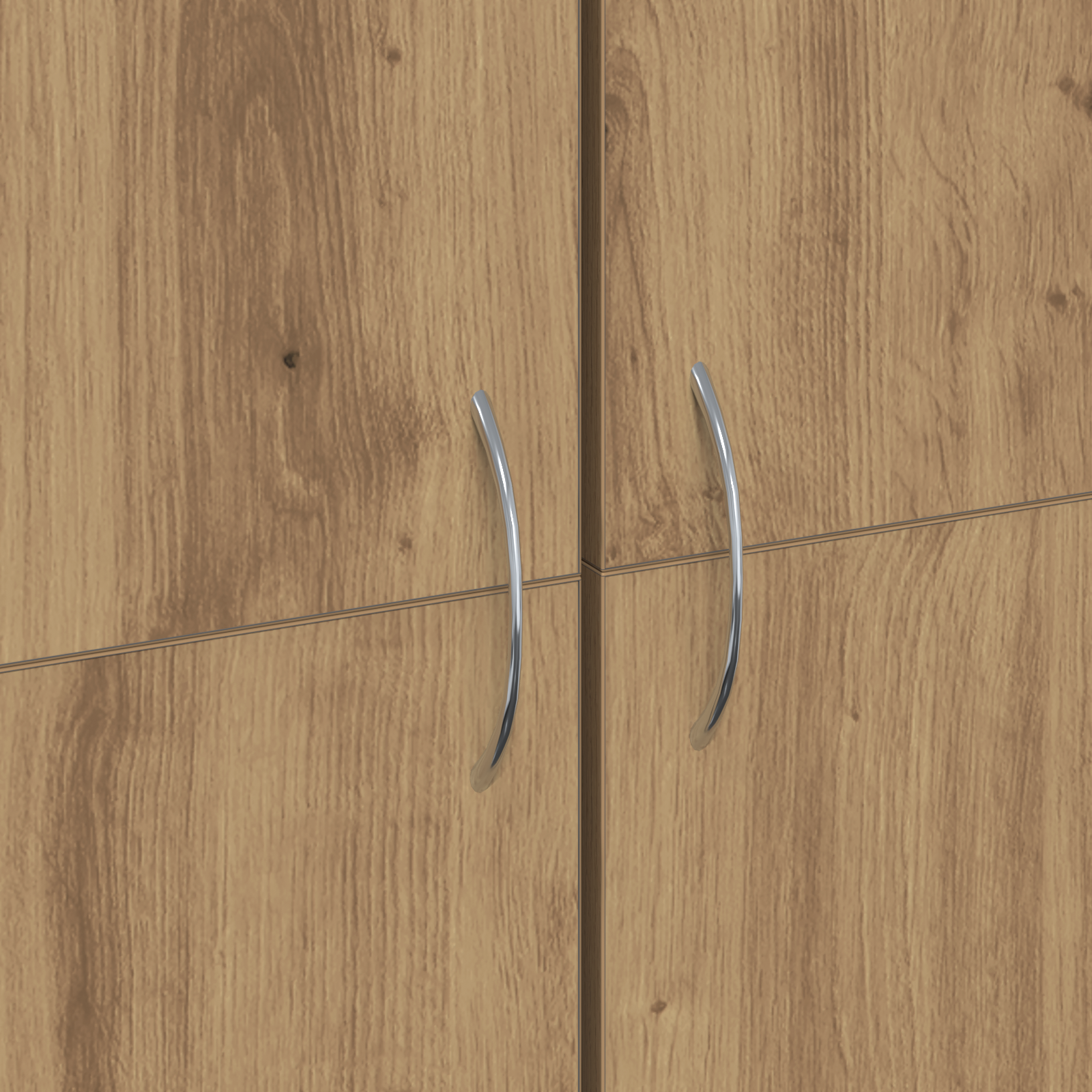 Office Cabinet Set of 2 Artisan oak Engineered wood - Image 11