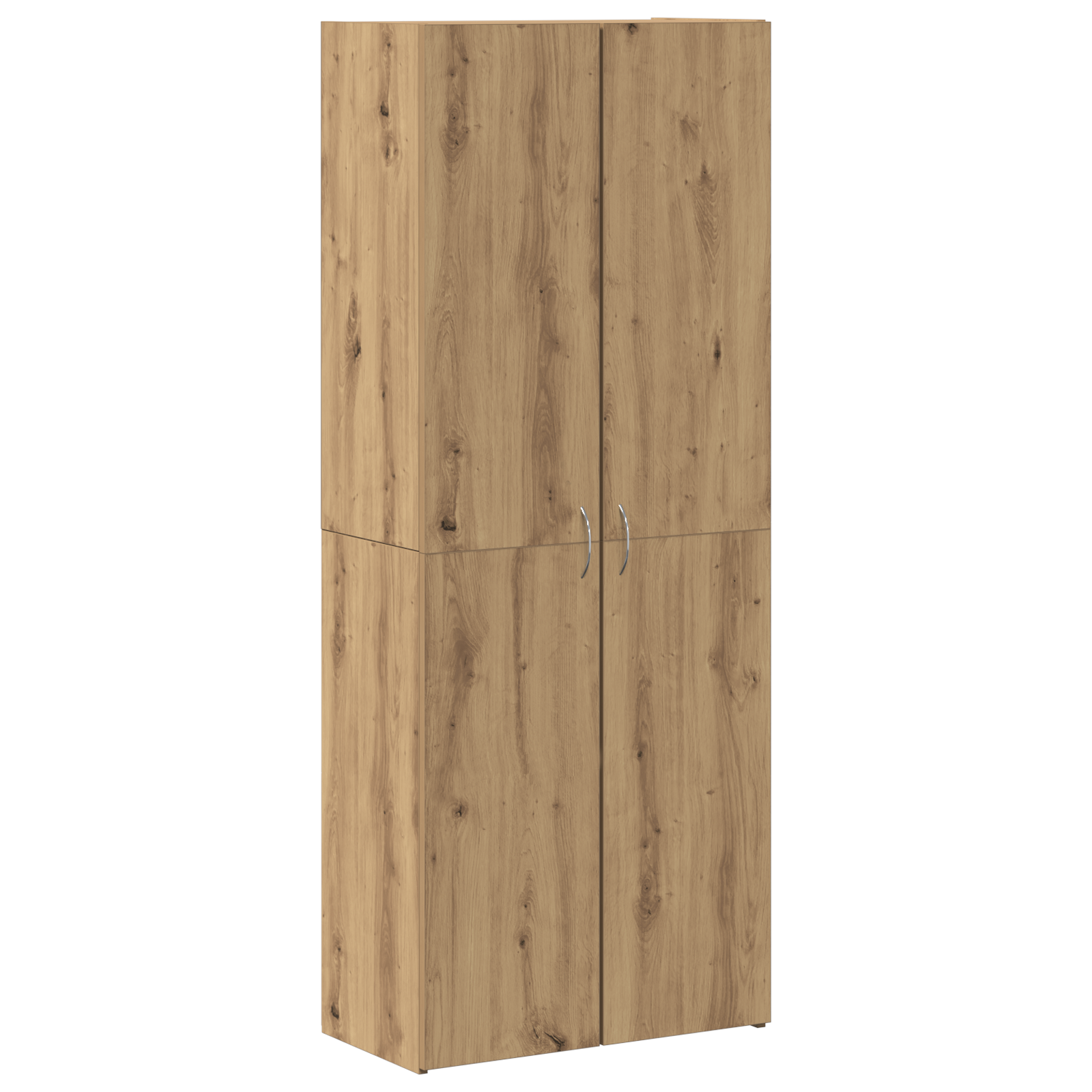 Office Cabinet Set of 2 Artisan oak Engineered wood - Image 2