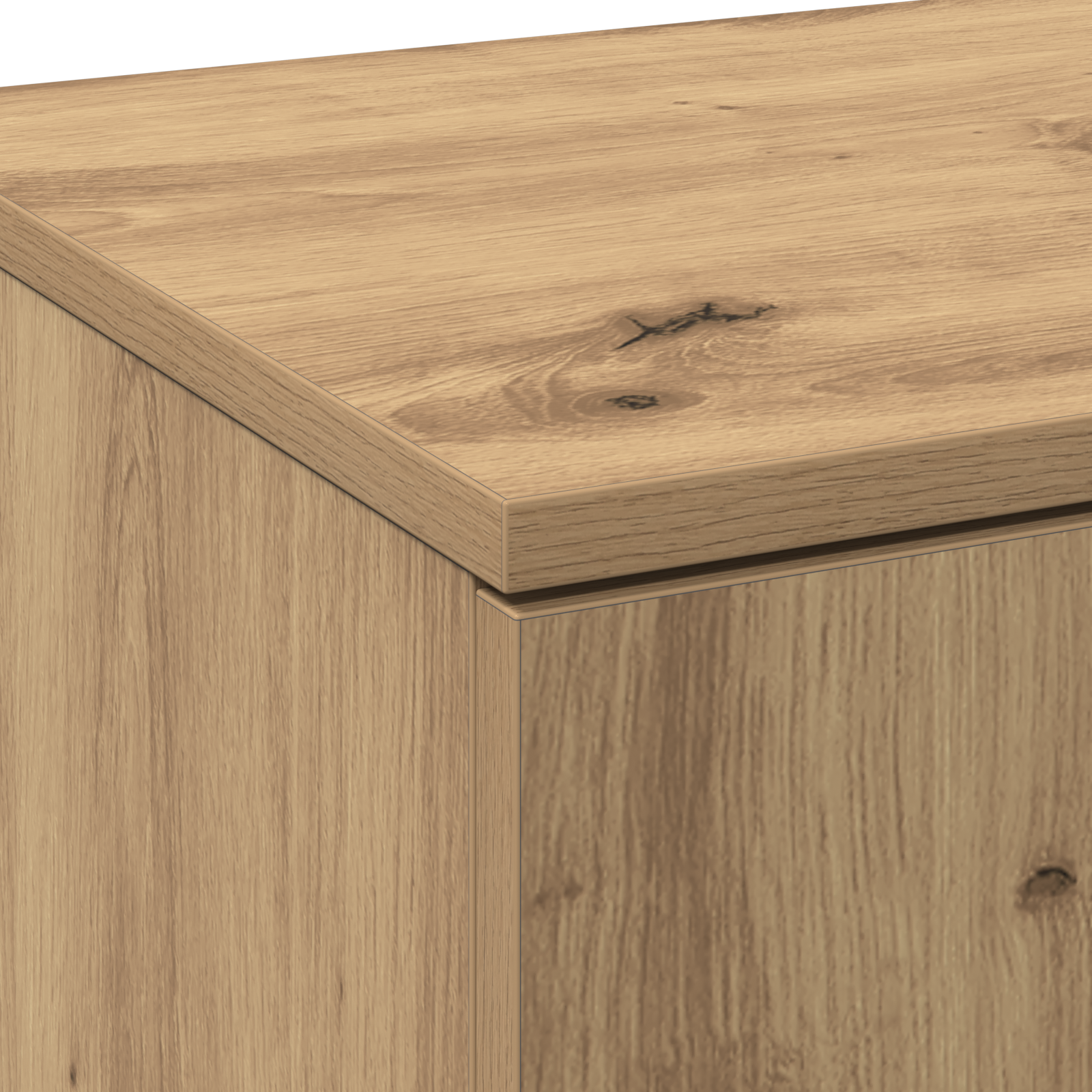 Highboard Artisan Oak 80x35x180 cm Engineered Wood - Image 9