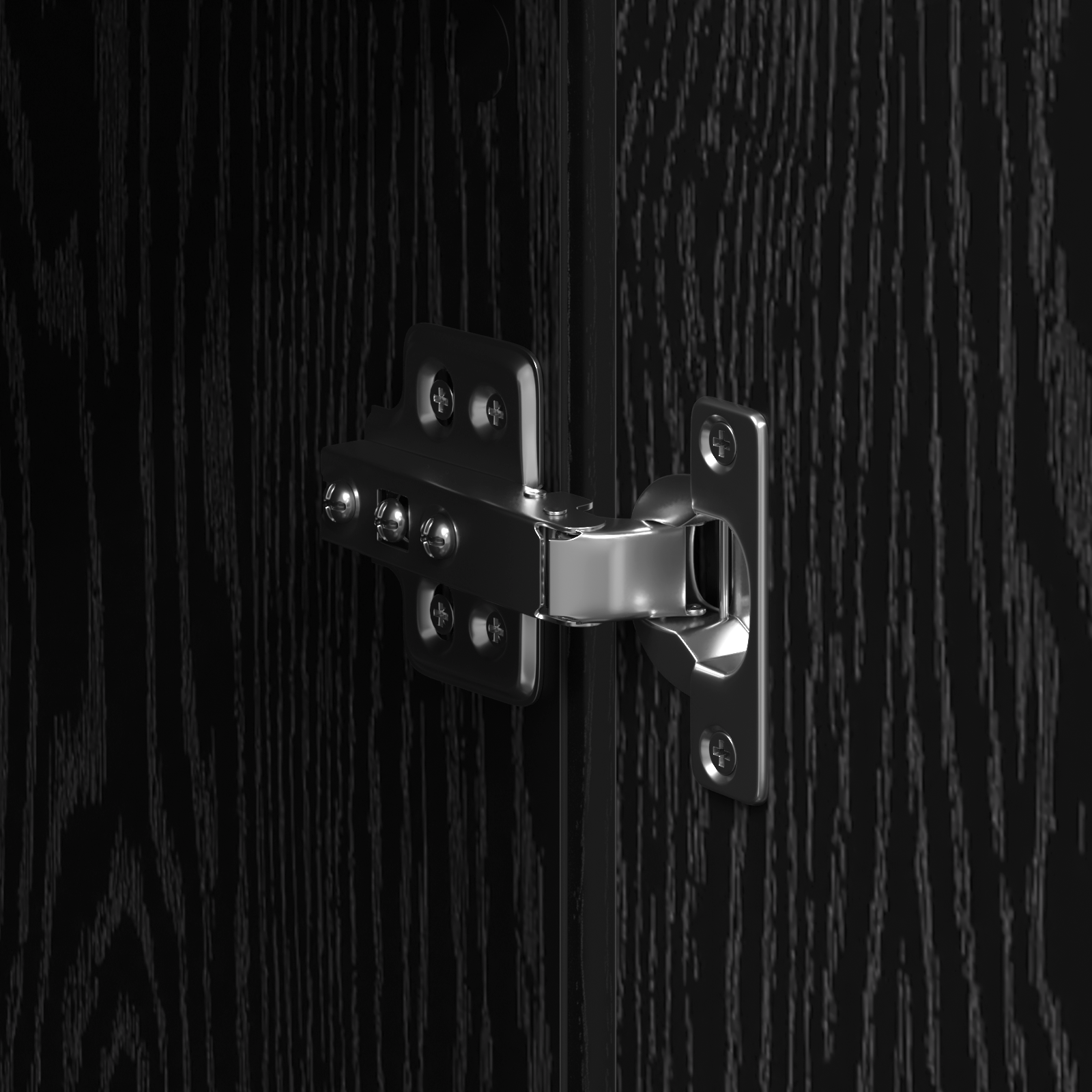 Highboard Black Oak 80x35x180 cm Engineered Wood - Image 8