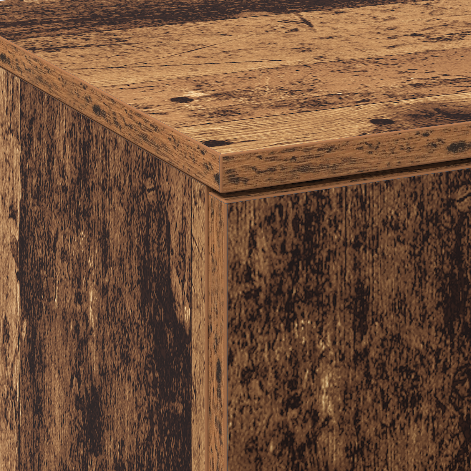 Highboard Old Wood 70x35x180 cm Engineered Wood - Image 9
