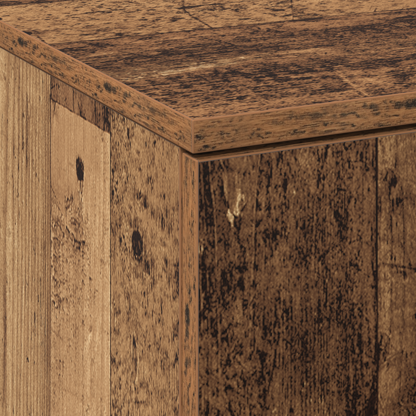 Highboard Old Wood 60x35x180 cm Engineered Wood - Image 9