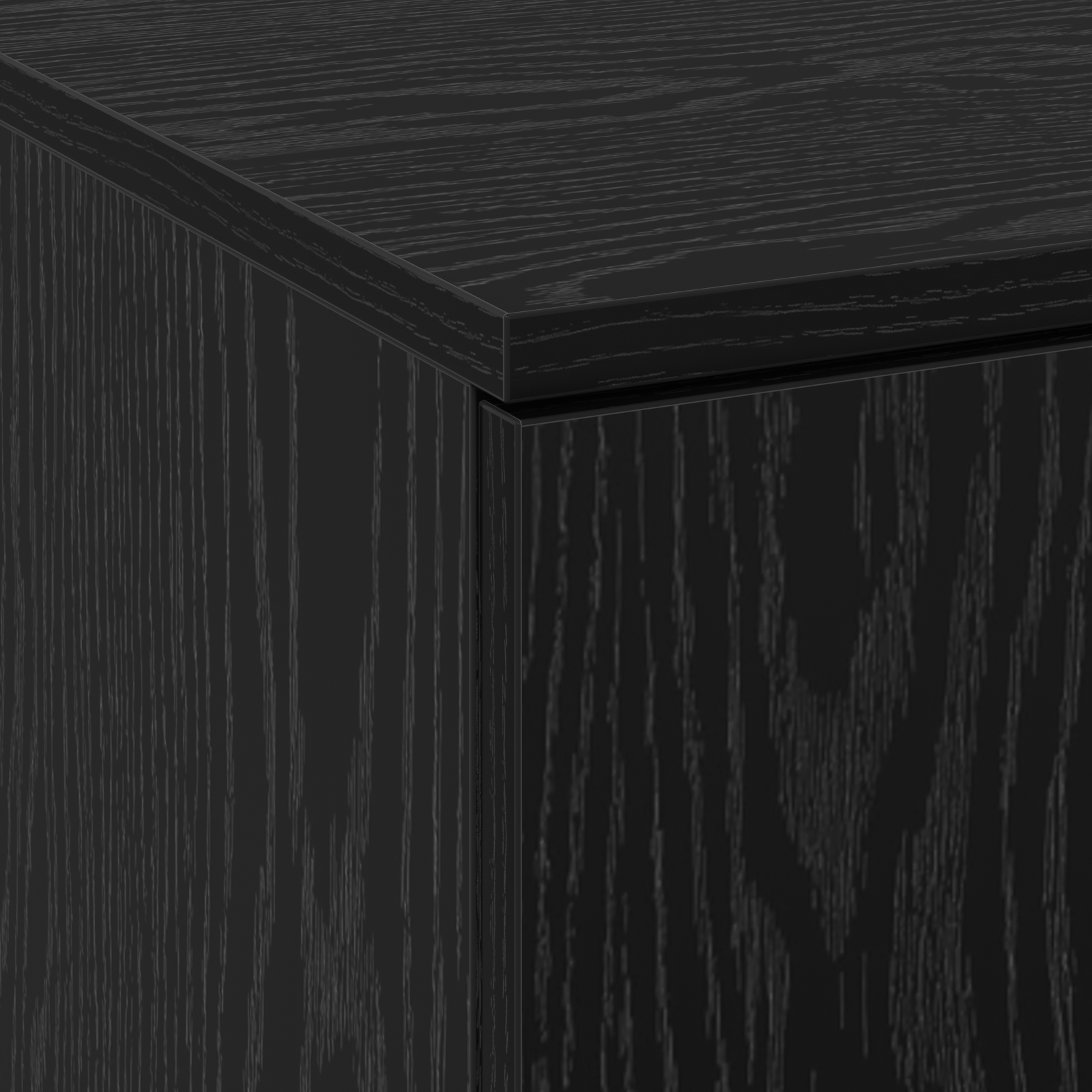 Highboard Black Oak 60x35x180 cm Engineered Wood - Image 9