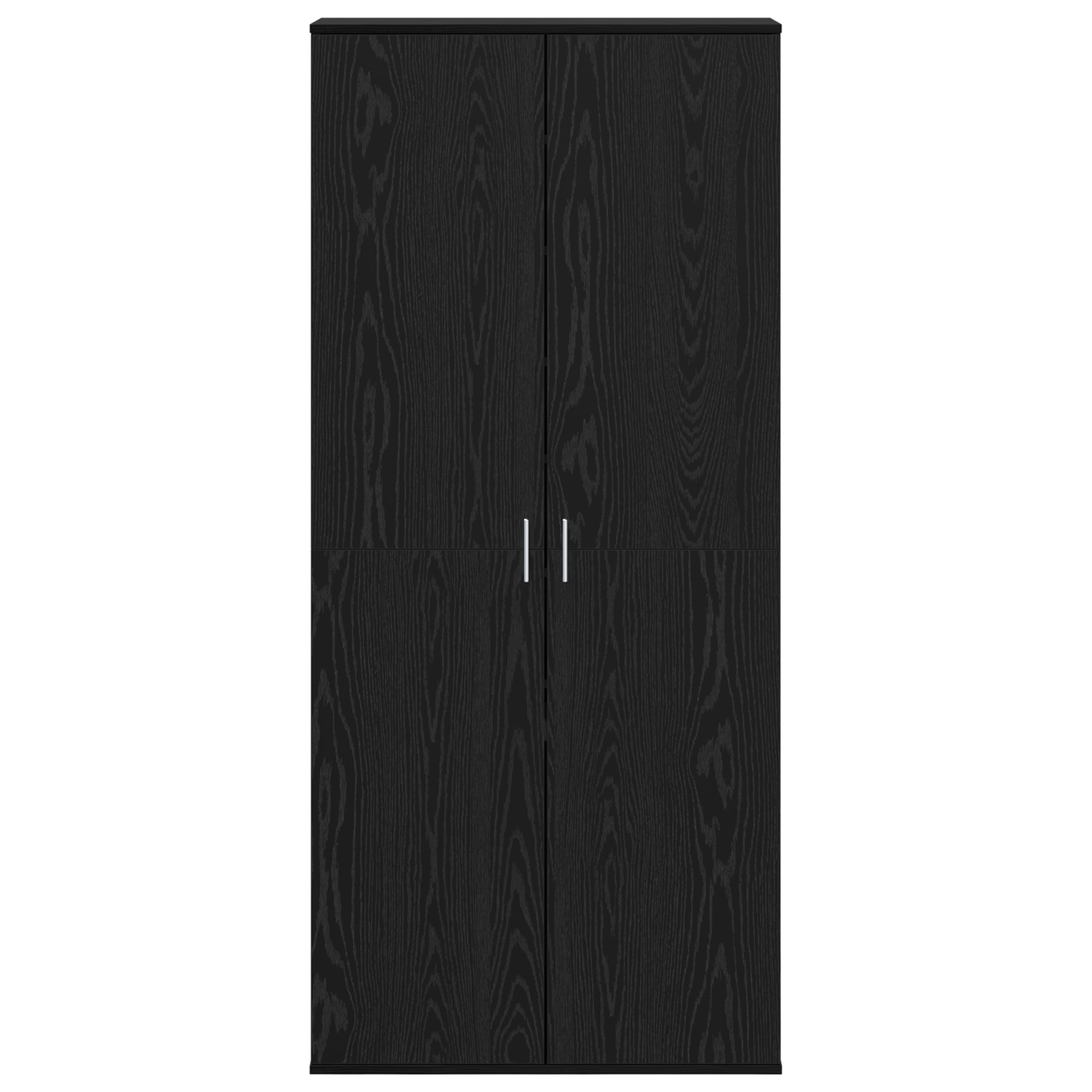 Highboard Black Oak 80x39x178 cm Engineered Wood - Image 6
