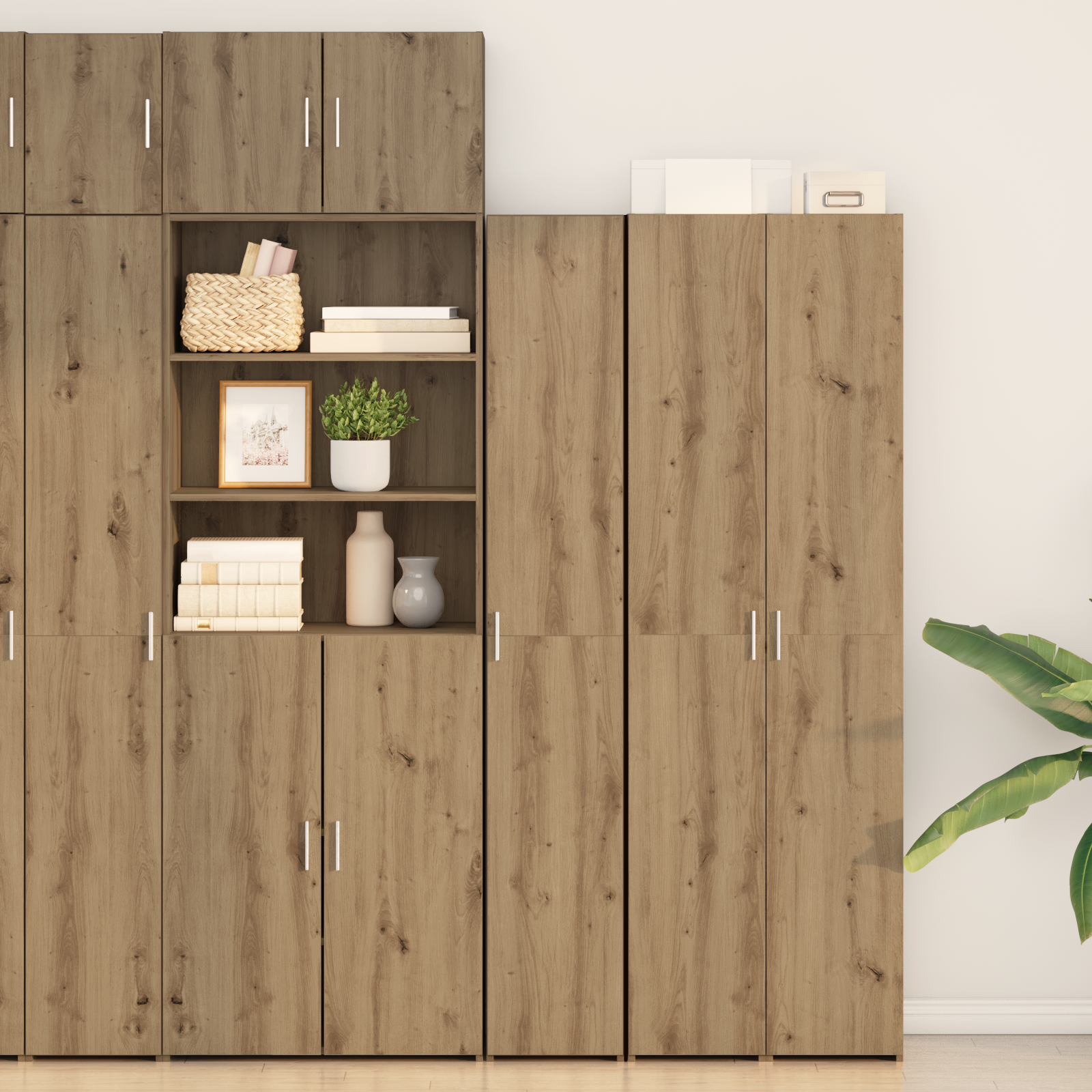 Highboard Artisan Oak 30x42.5x185 cm Engineered Wood