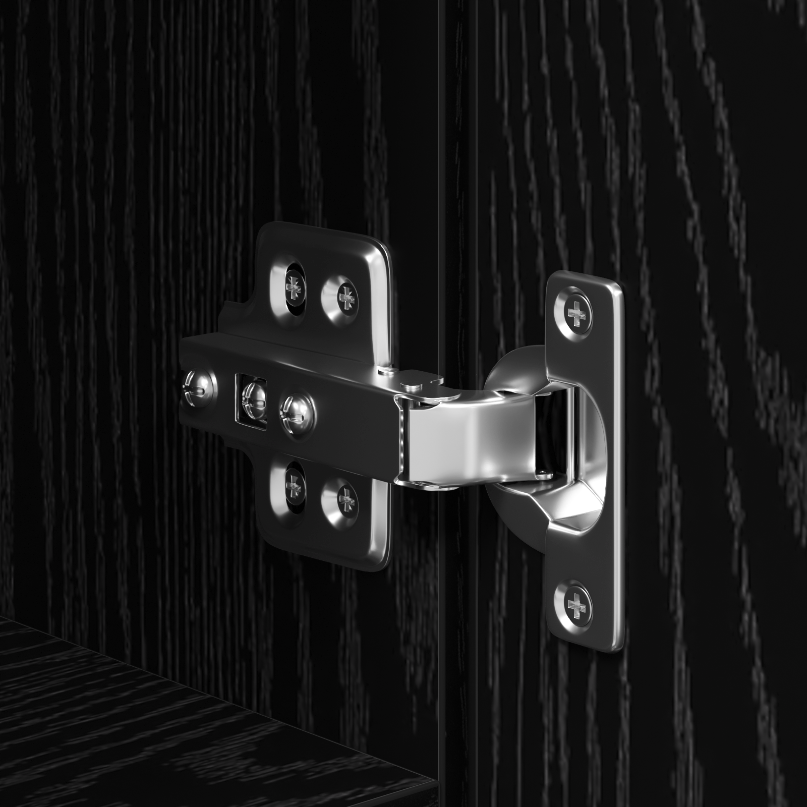 Highboard Black Oak 30x42.5x185 cm Engineered Wood - Image 10