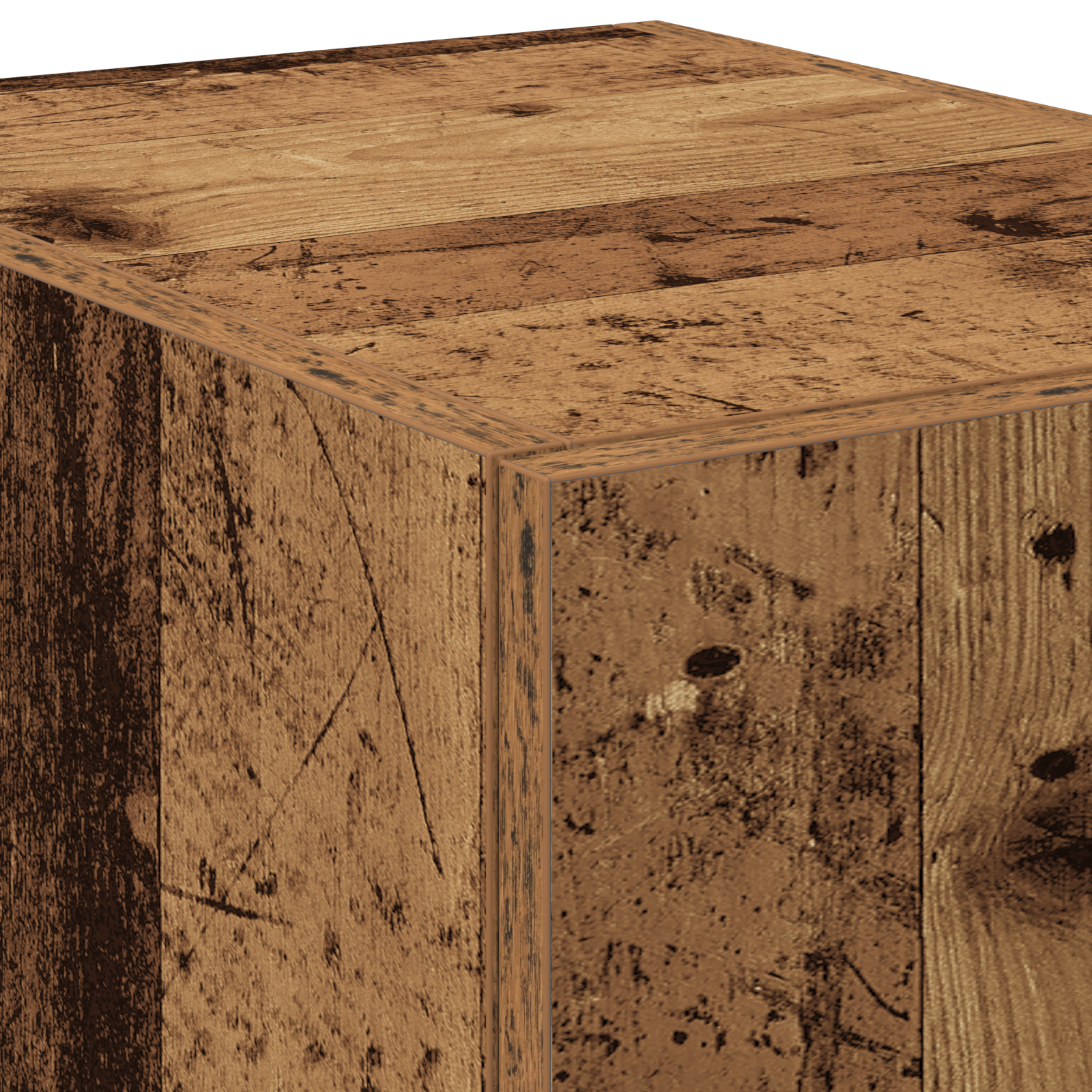 Highboard Old Wood 40x42.5x185 cm Engineered Wood - Image 9