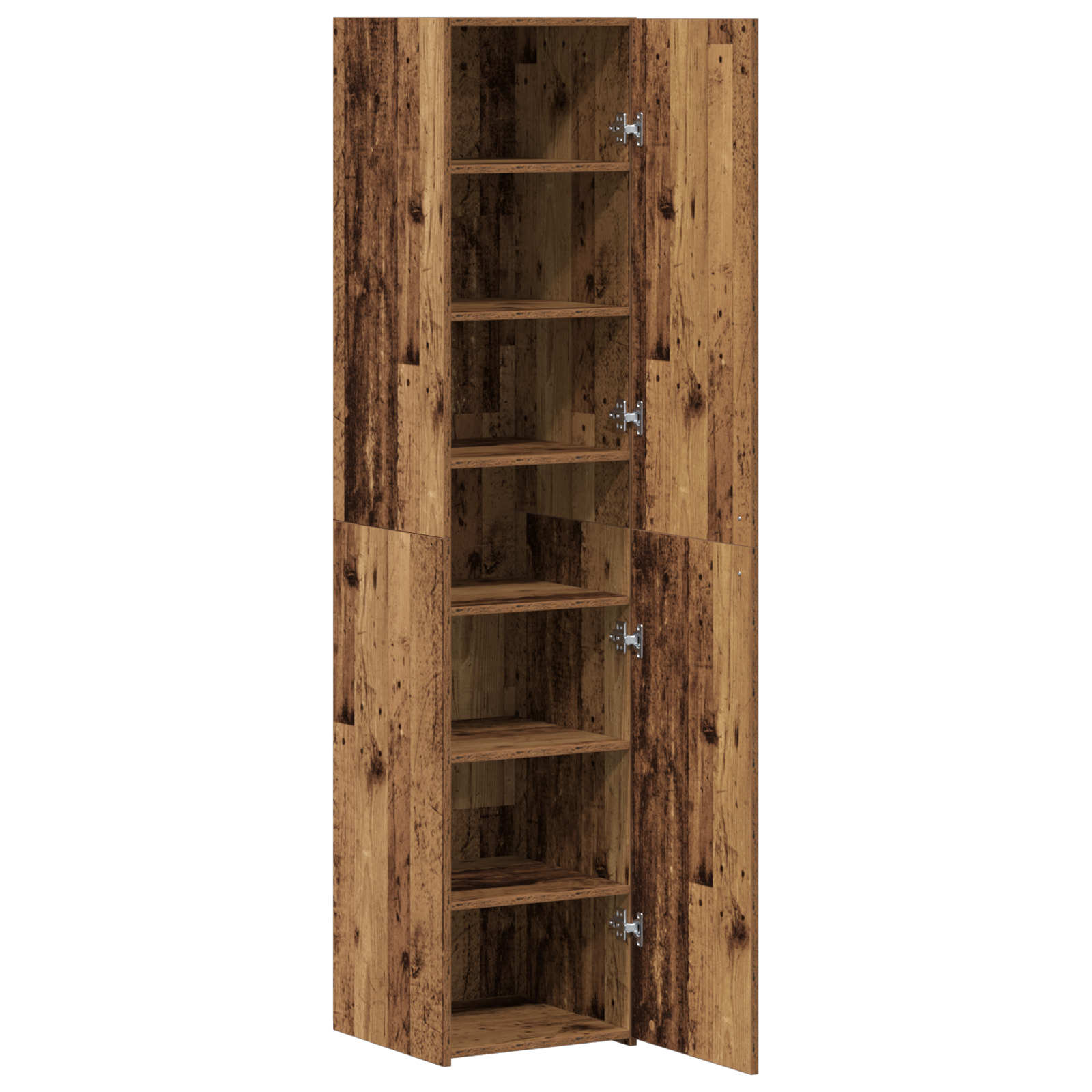Highboard Old Wood 40x42.5x185 cm Engineered Wood - Image 5