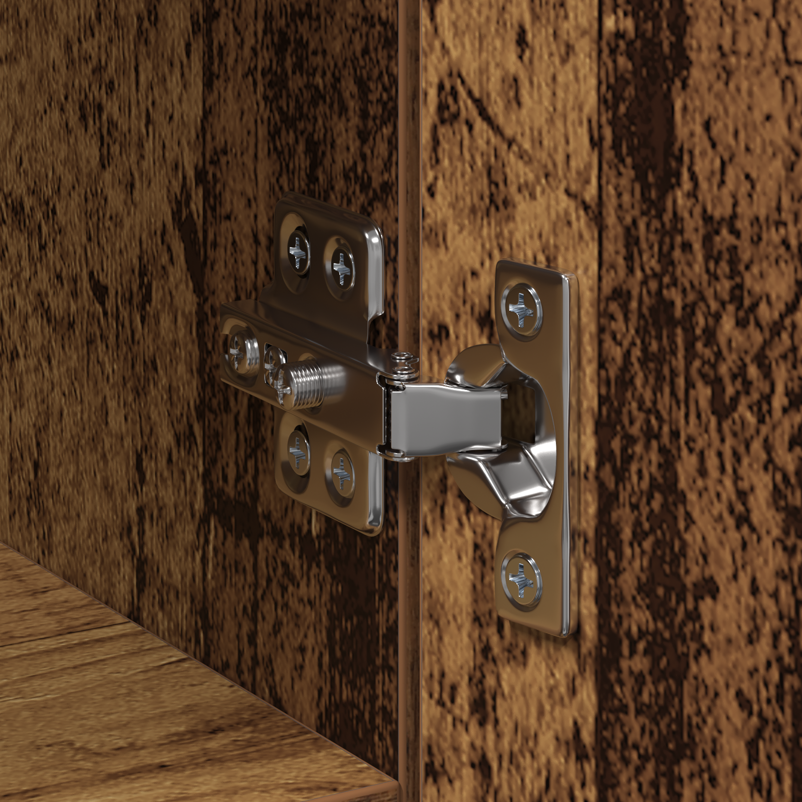 Highboard Old Wood 50x42.5x185 cm Engineered Wood - Image 9