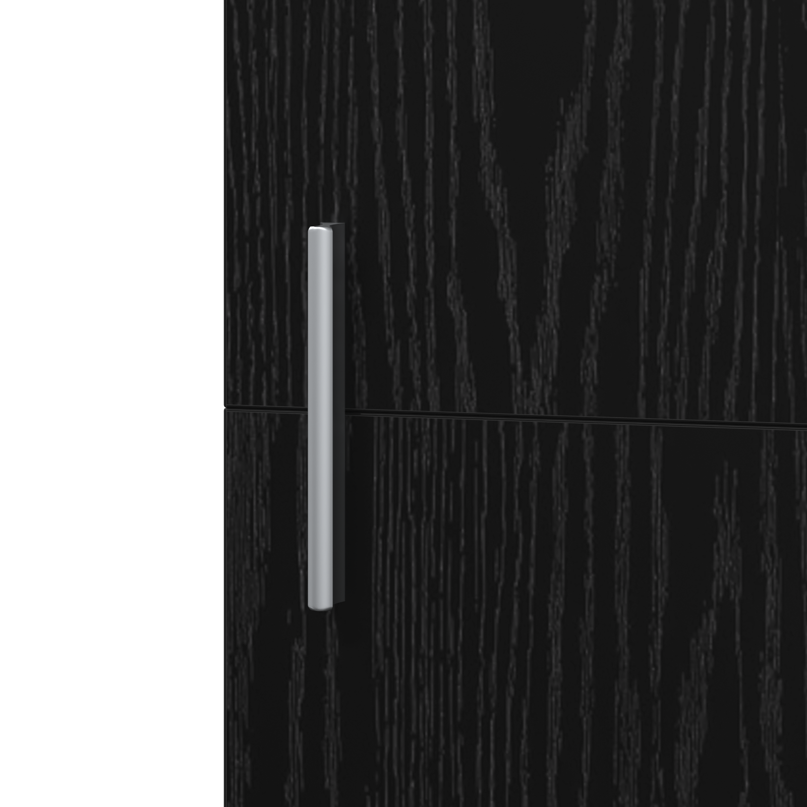 Highboard Black Oak 50x42.5x185 cm Engineered Wood - Image 10