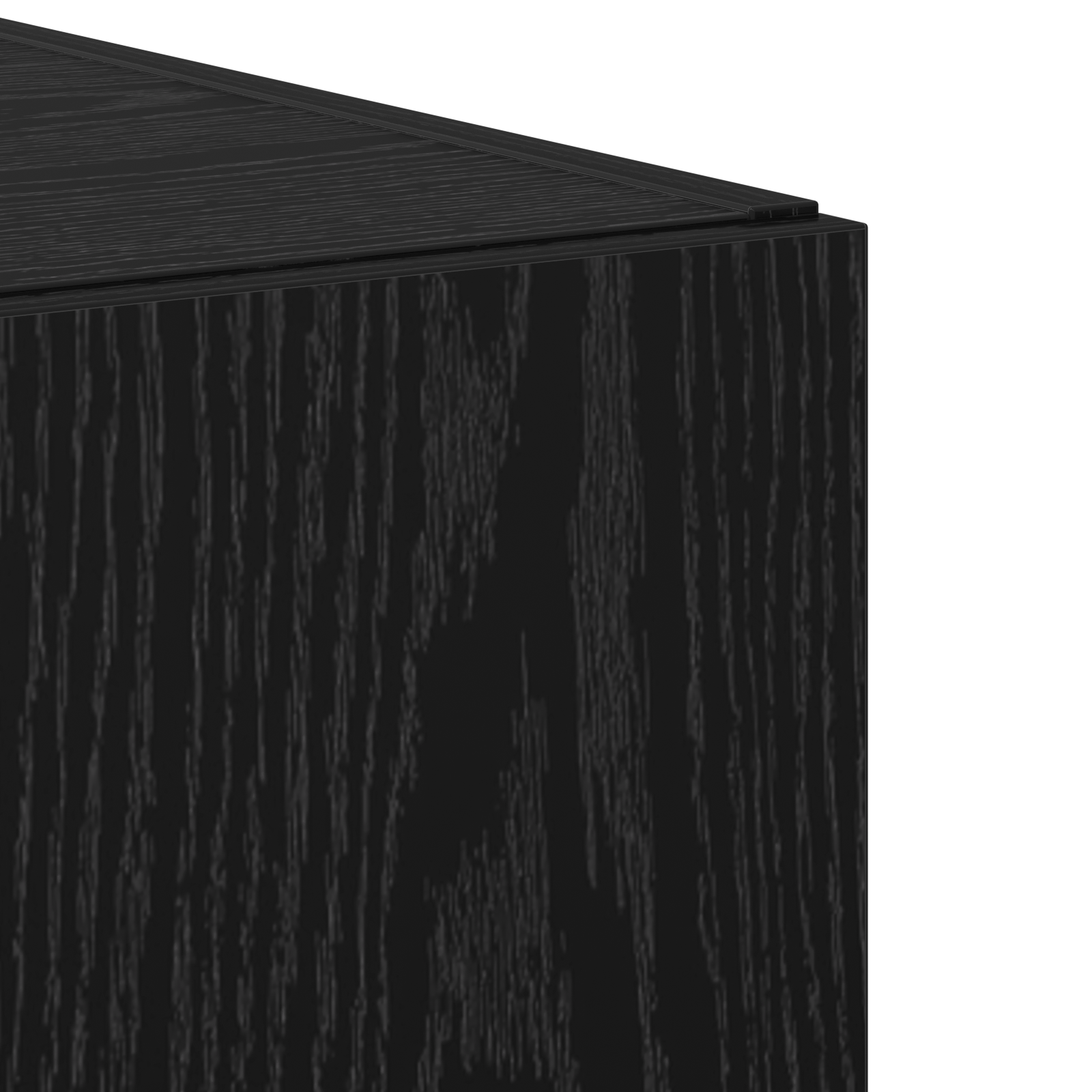 Highboard Black Oak 50x42.5x185 cm Engineered Wood - Image 11