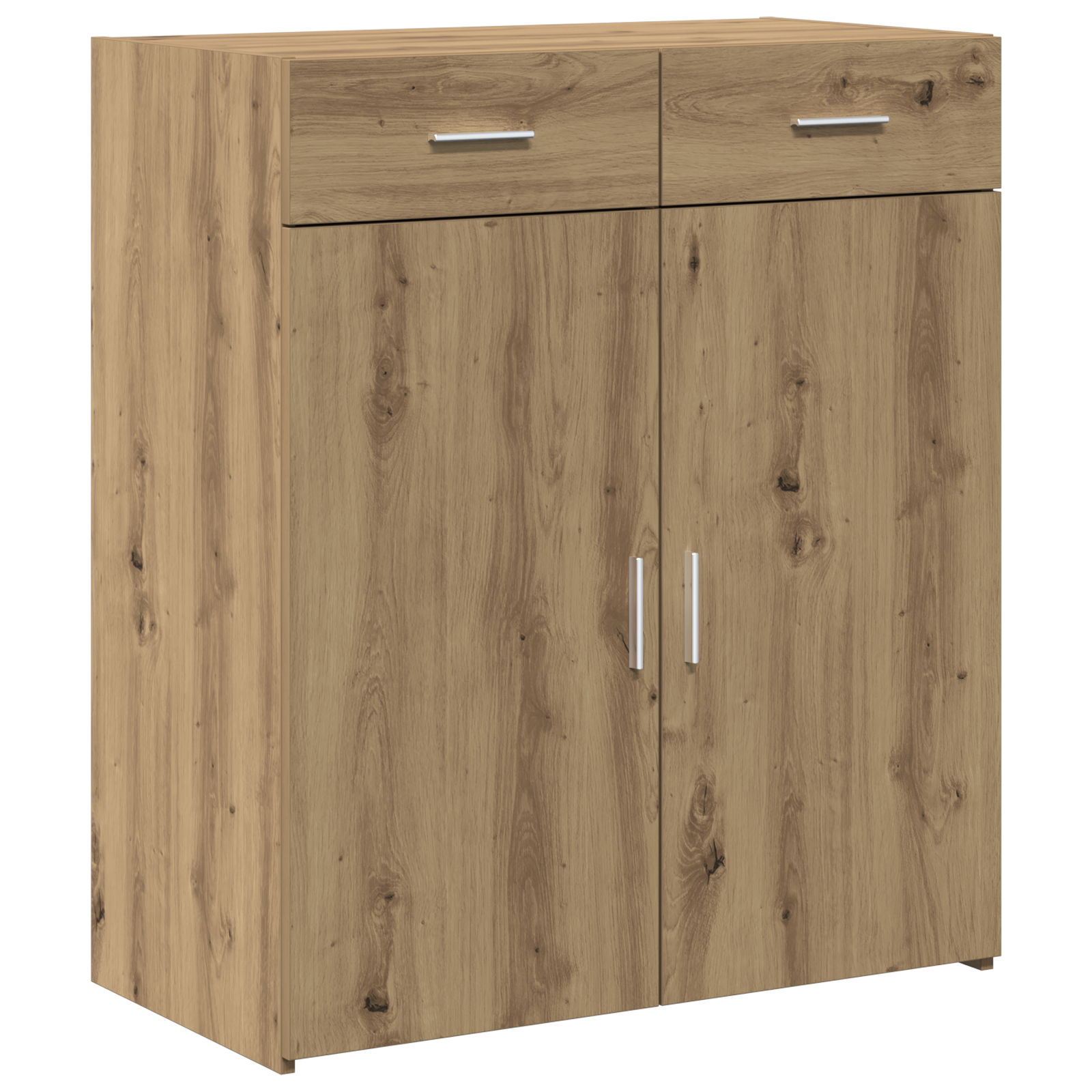 Storage Cabinet Artisan Oak 80x42.5x93.5 cm Engineered Wood - Image 2