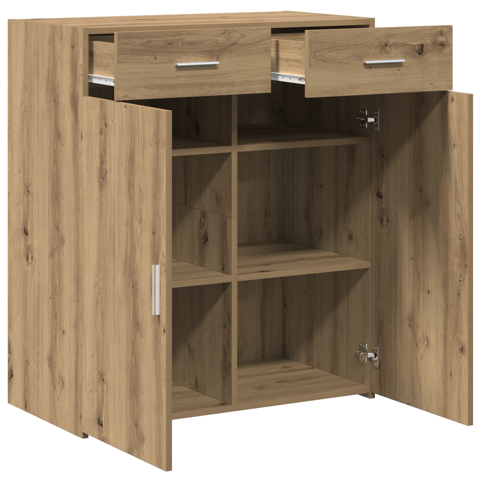 Storage Cabinet Artisan Oak 80x42.5x93.5 cm Engineered Wood - Image 5