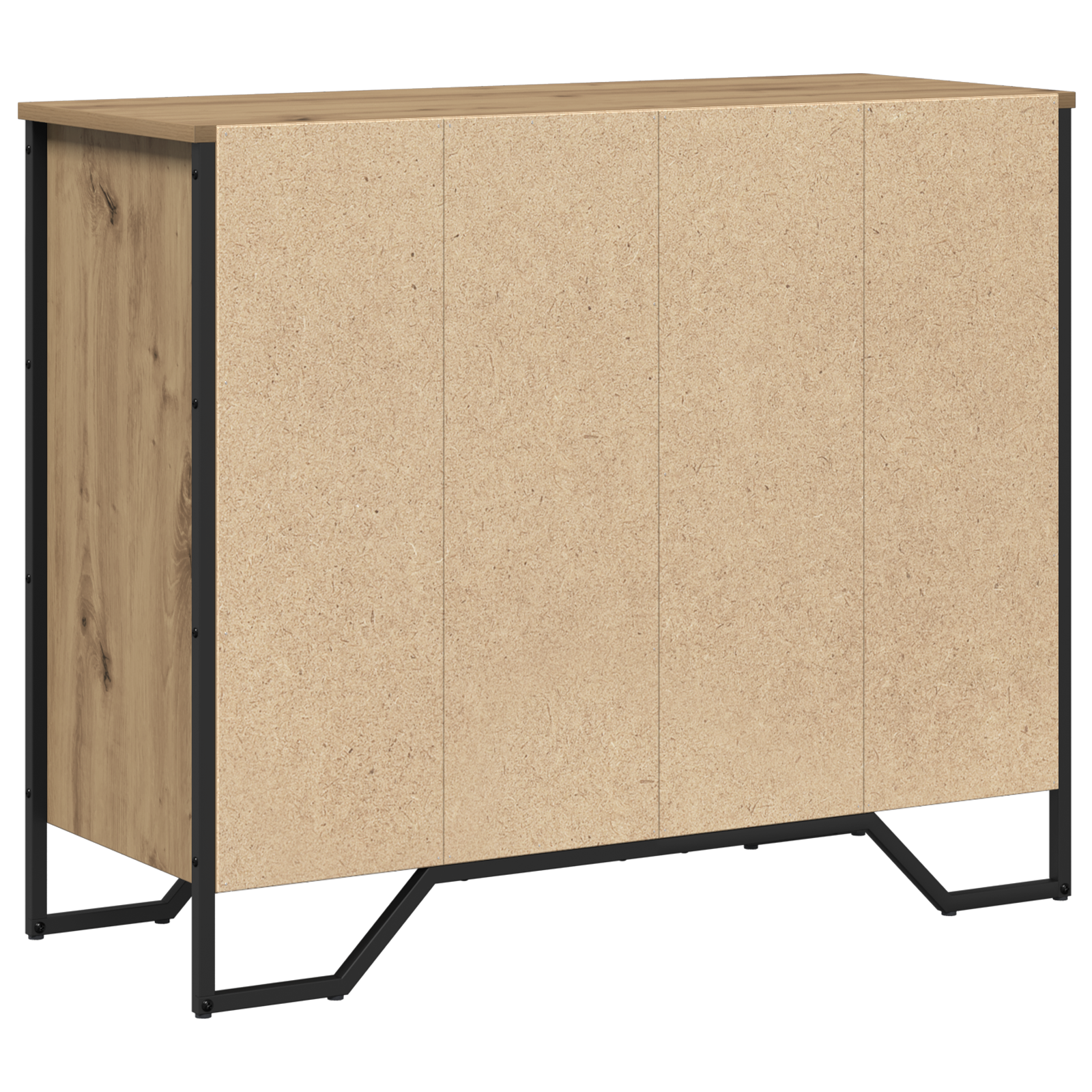 komoda Meistrų ąžuolas 91x35.5x74.5 cm Inžinerinė mediena - Image 8