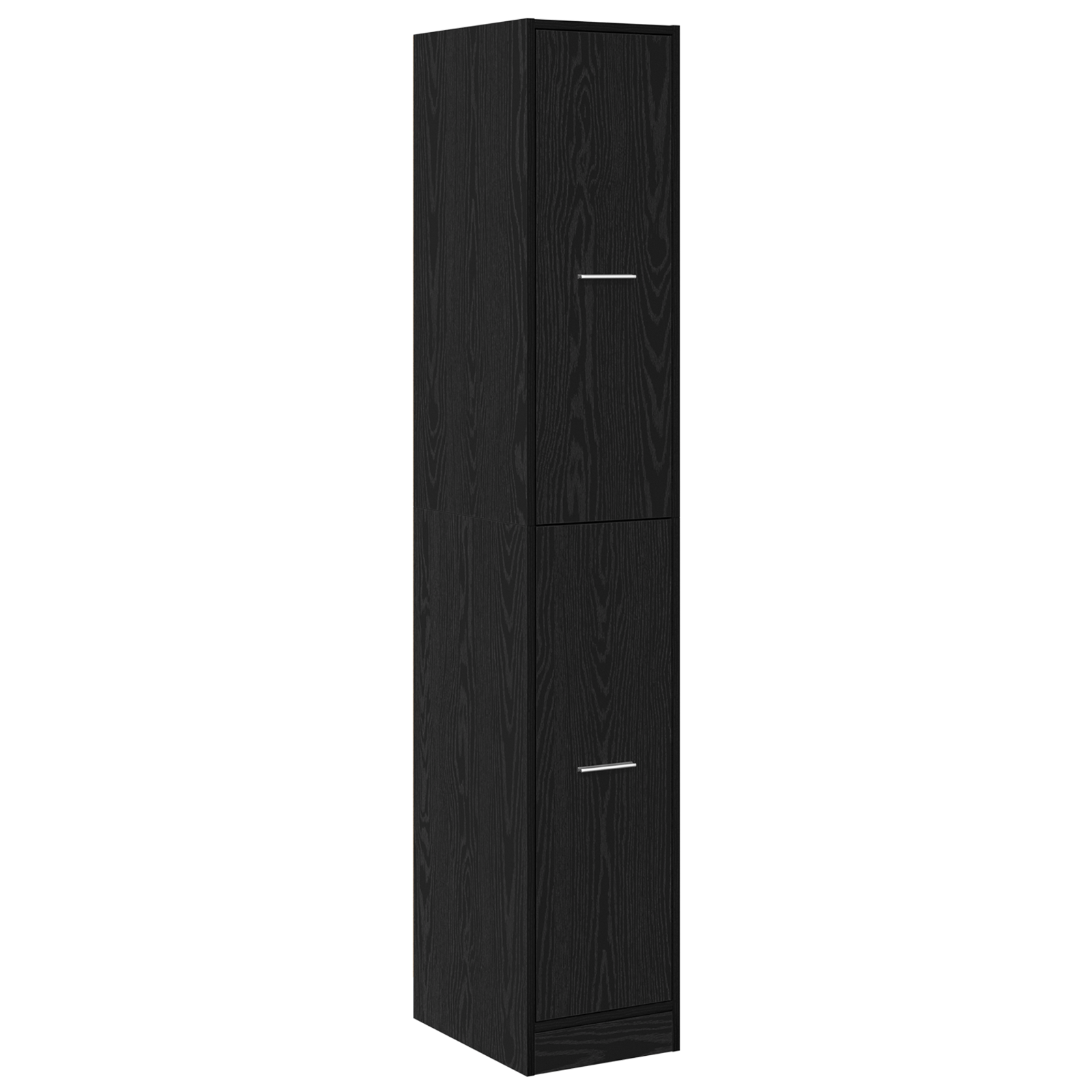 Apothecary cabinet Black Oak 30x41x174.5 cm Engineered Wood - Image 2