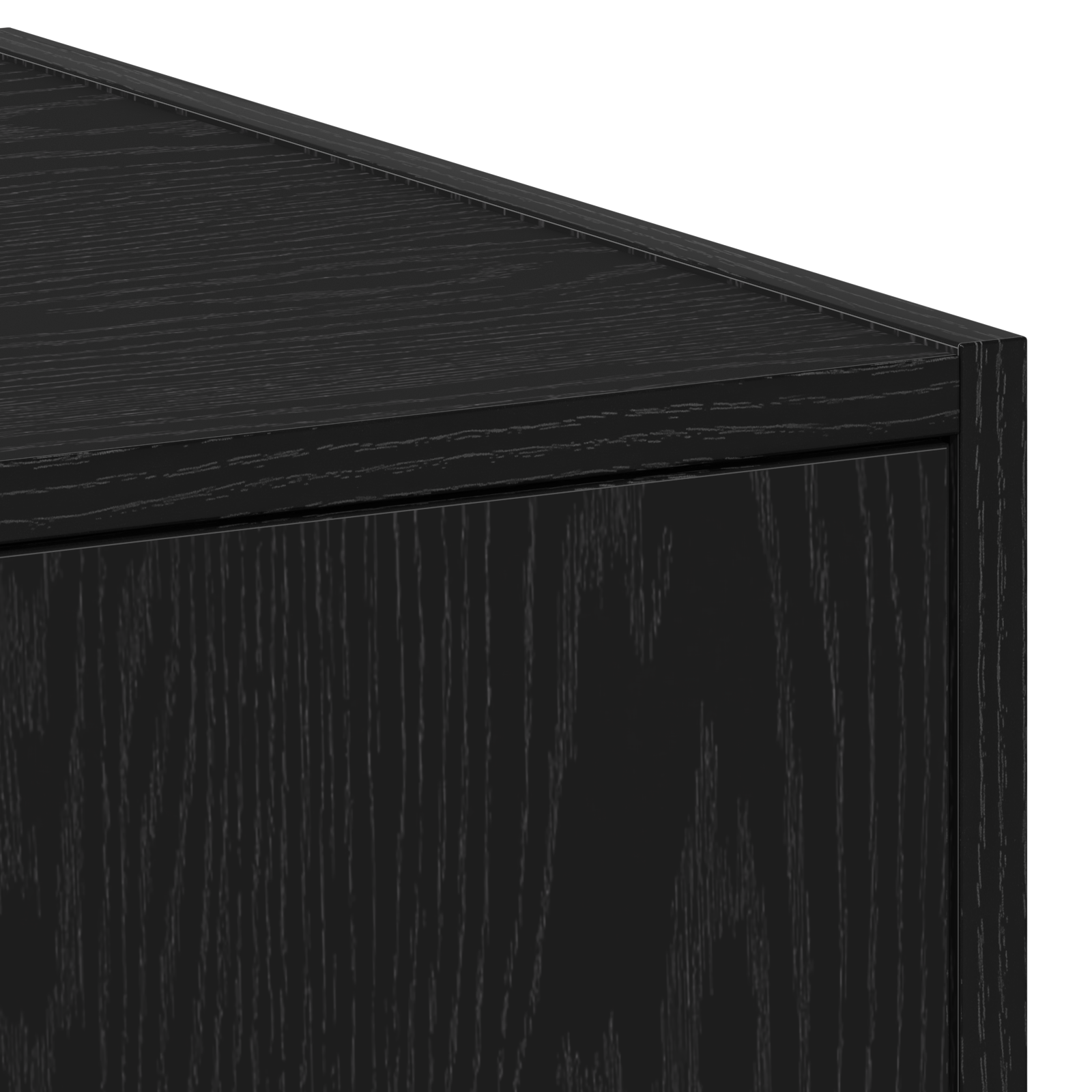 Apothecary cabinet Black Oak 40x41x144.5 cm Engineered Wood - Image 9