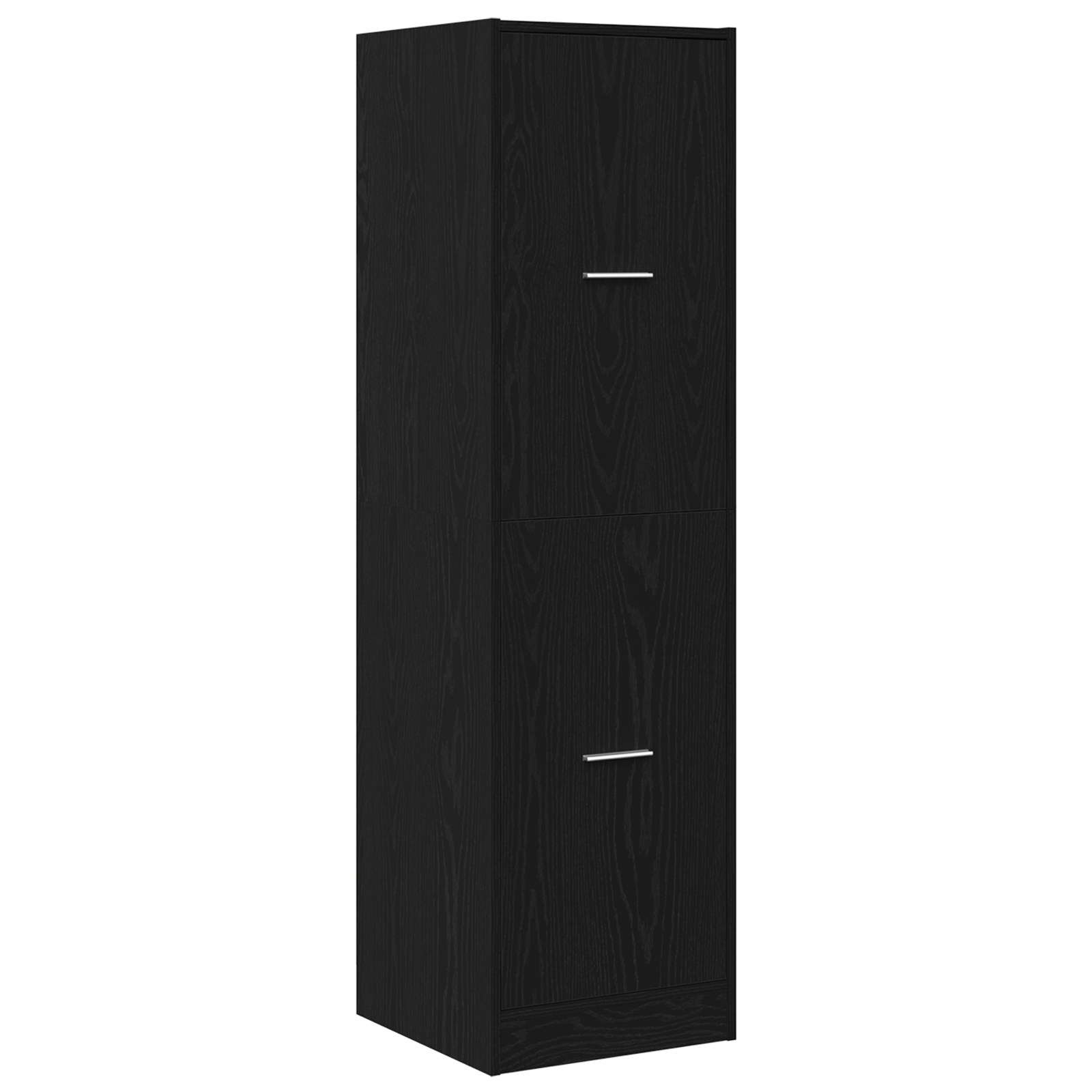 Apothecary cabinet Black Oak 40x41x144.5 cm Engineered Wood - Image 2