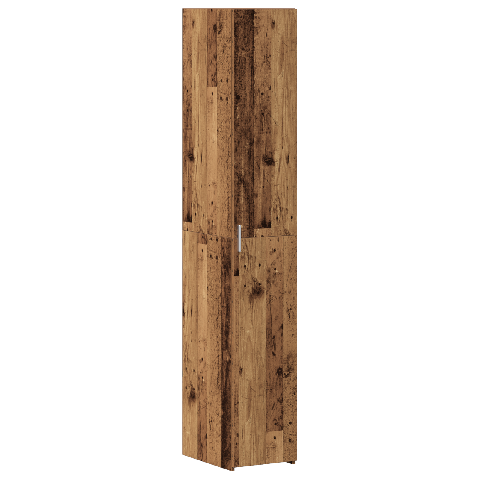 Slim Storage Cabinet Old Wood 30x42.5x225 cm Engineered Wood - Image 6