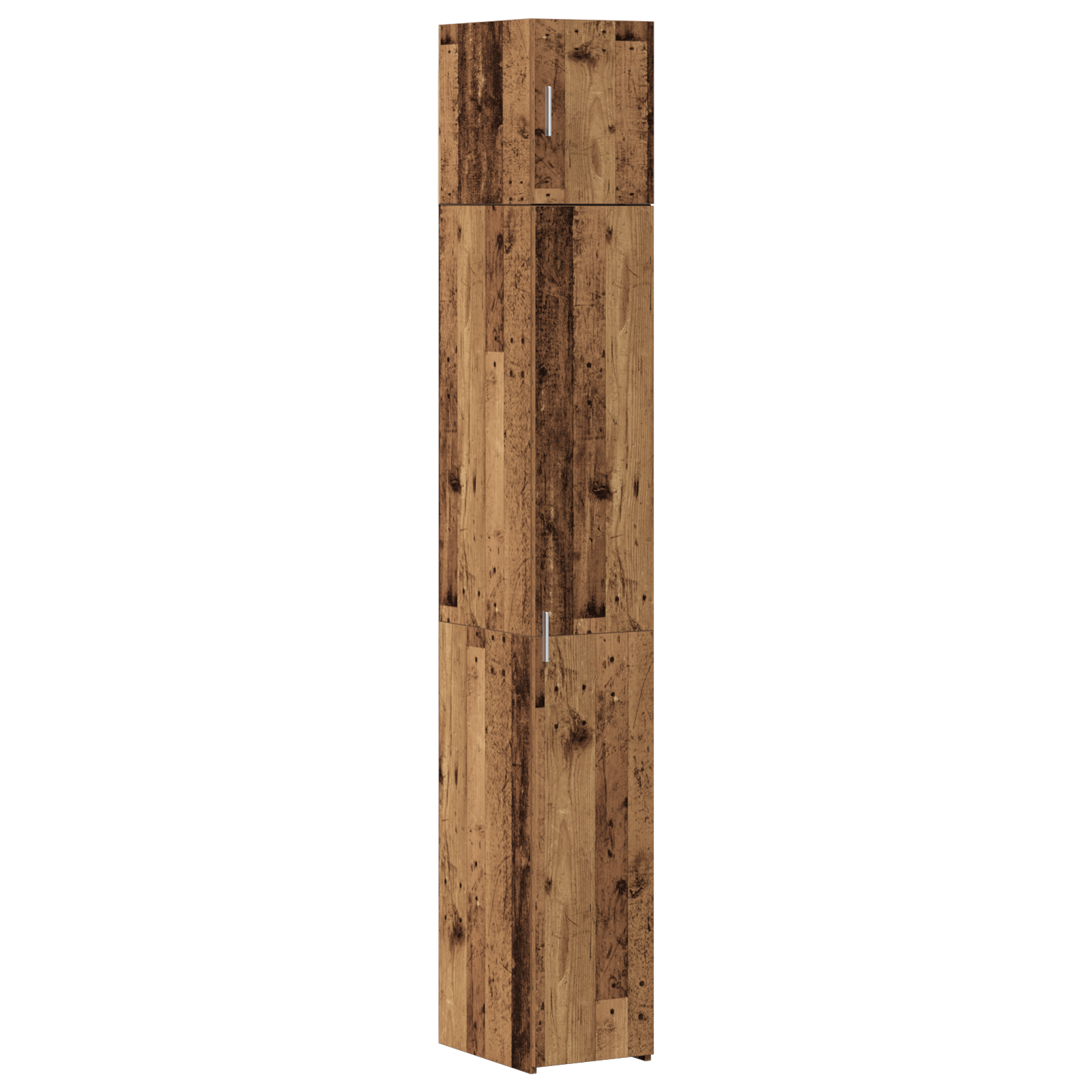 Slim Storage Cabinet Old Wood 30x42.5x225 cm Engineered Wood - Image 2
