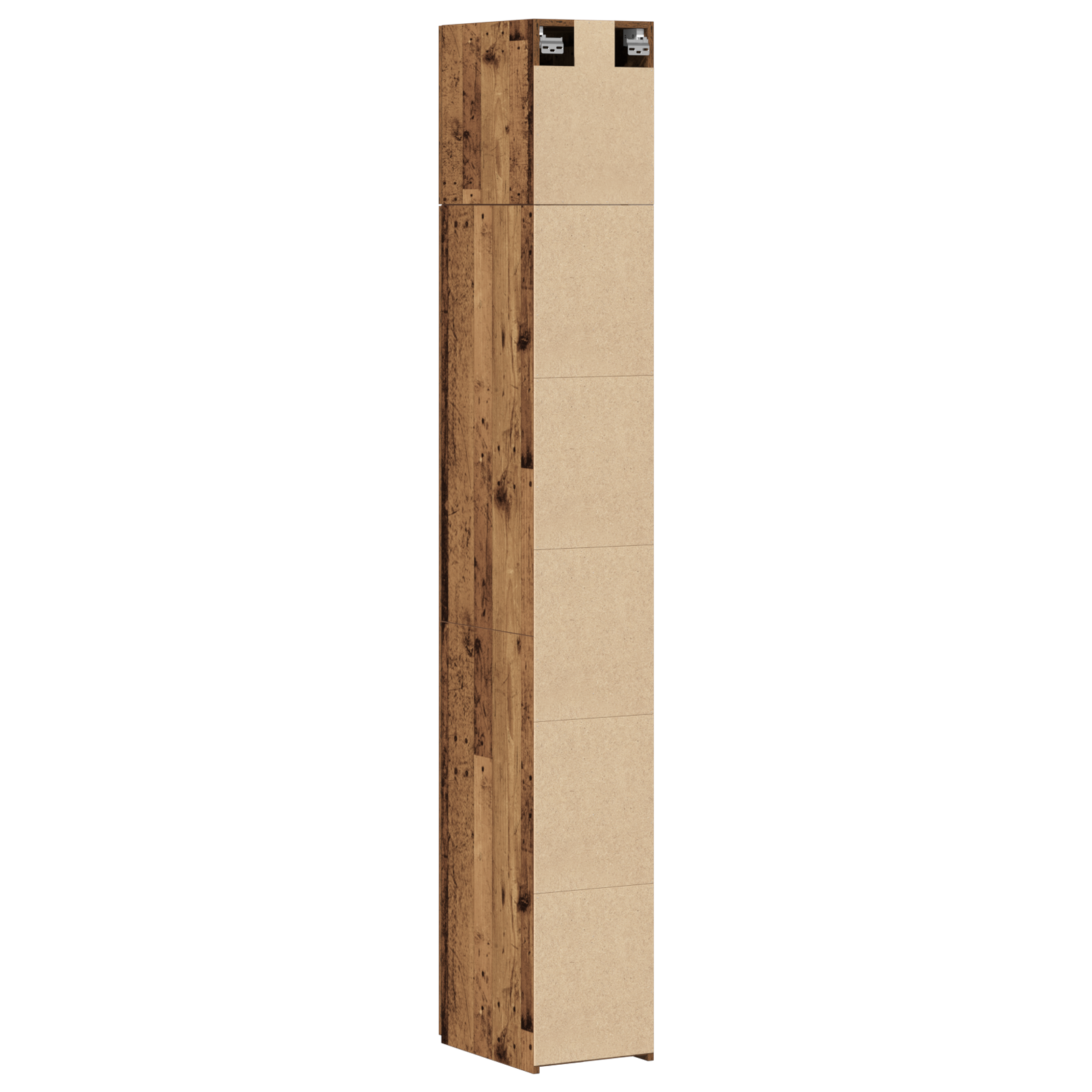 Slim Storage Cabinet Old Wood 30x42.5x225 cm Engineered Wood - Image 9