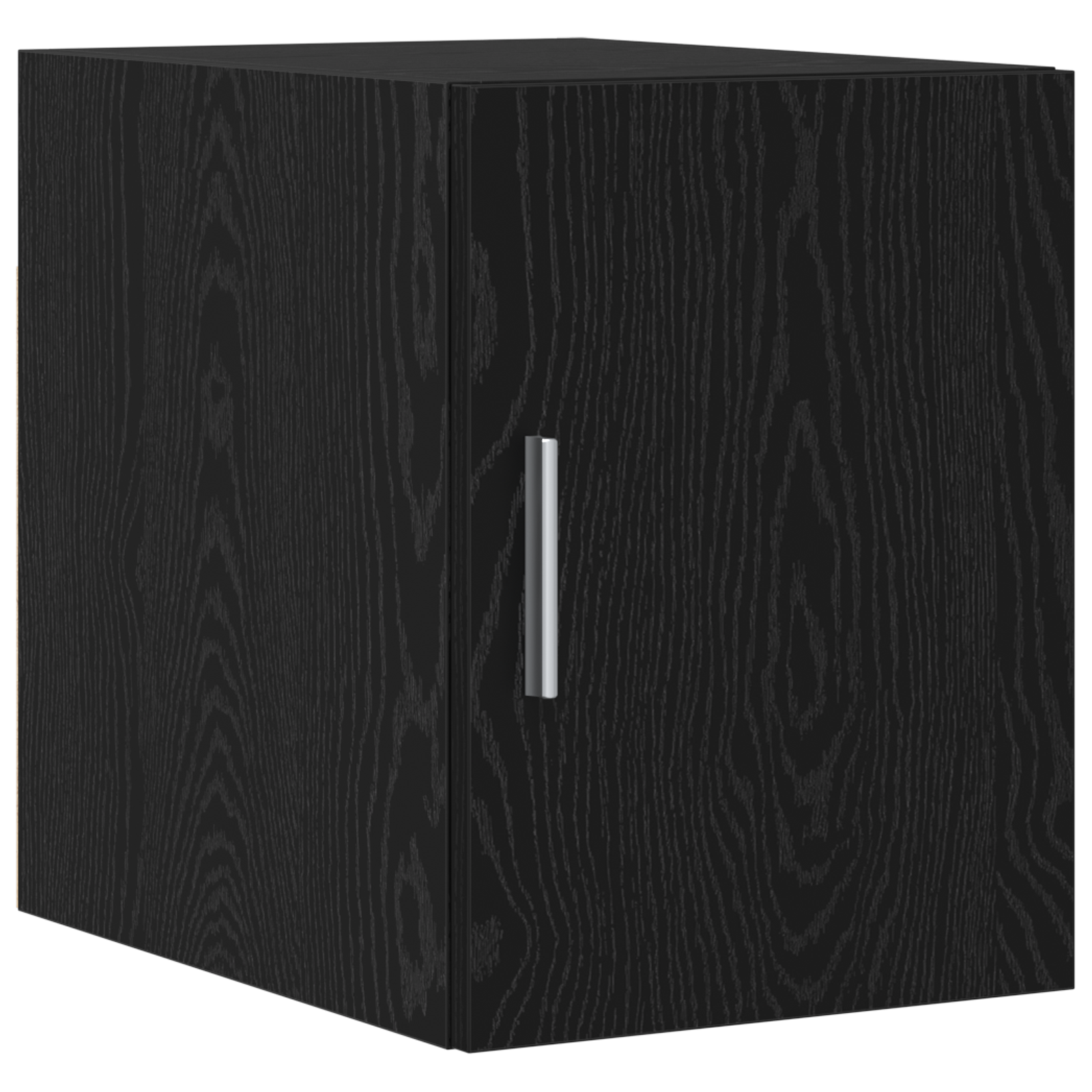 Slim Storage Cabinet Black Oak 30x42.5x225 cm Engineered Wood - Image 5