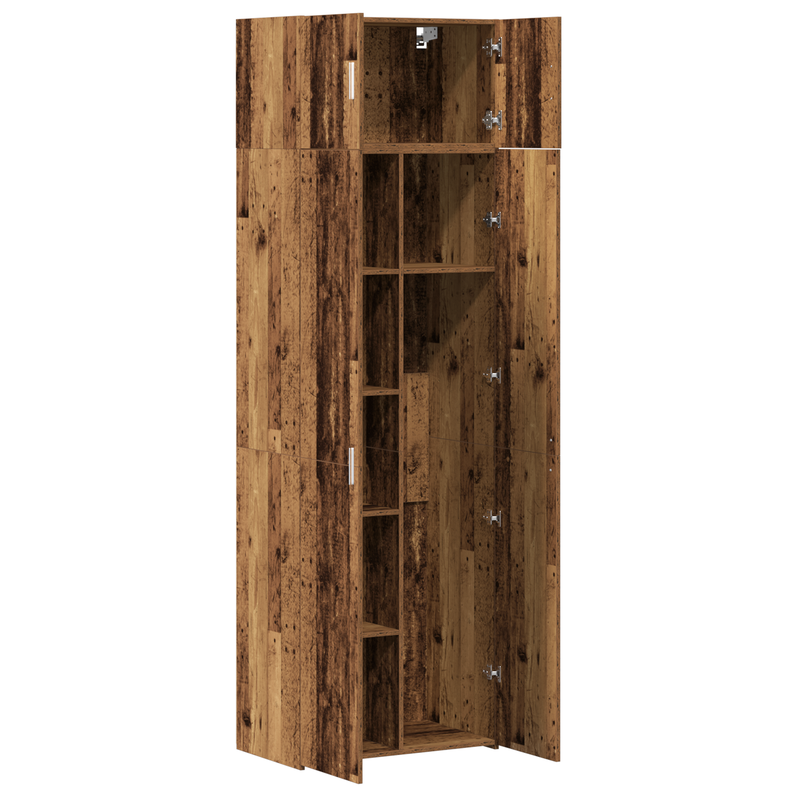 Storage Cabinet Old Wood 70x42.5x225 cm Engineered Wood - Image 5