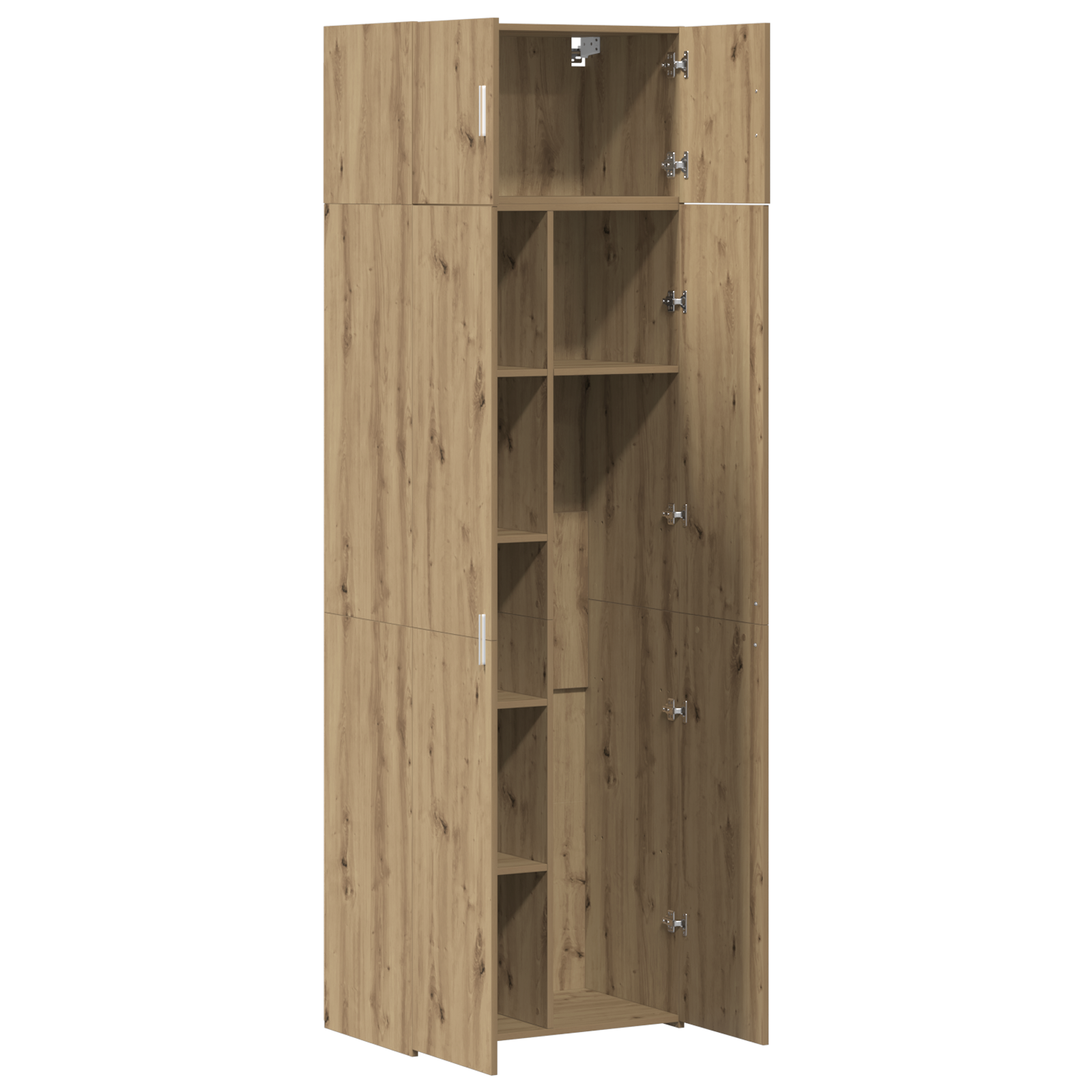 Storage Cabinet Artisan Oak 70x42.5x225 cm Engineered Wood - Image 5