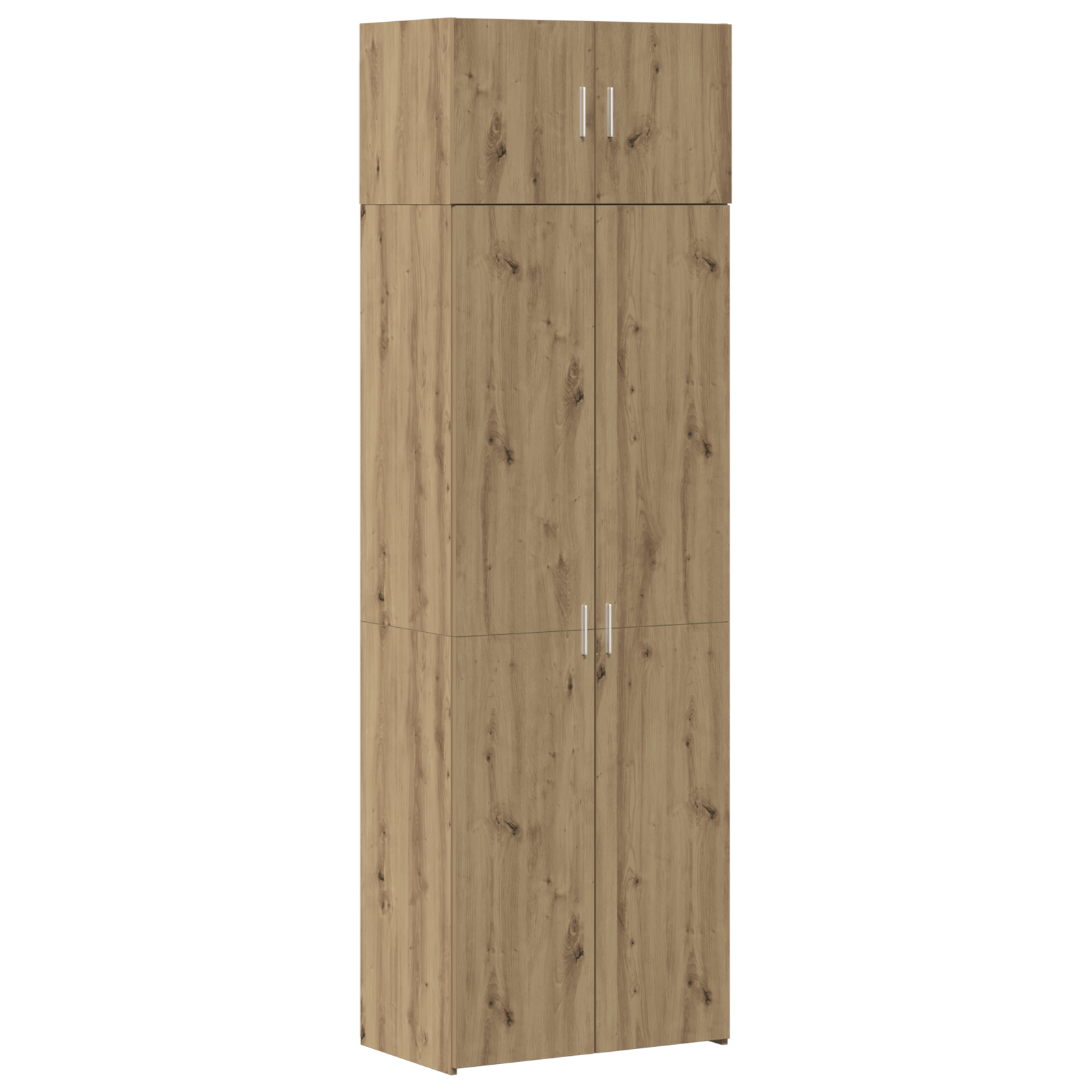 Storage Cabinet Artisan Oak 70x42.5x225 cm Engineered Wood - Image 2