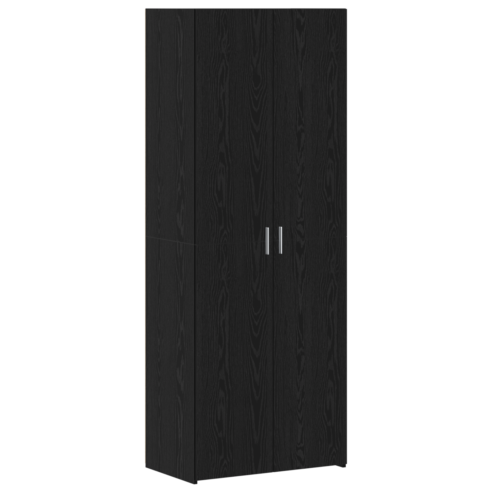 Storage Cabinet Black Oak 70x42.5x225 cm Engineered Wood - Image 6