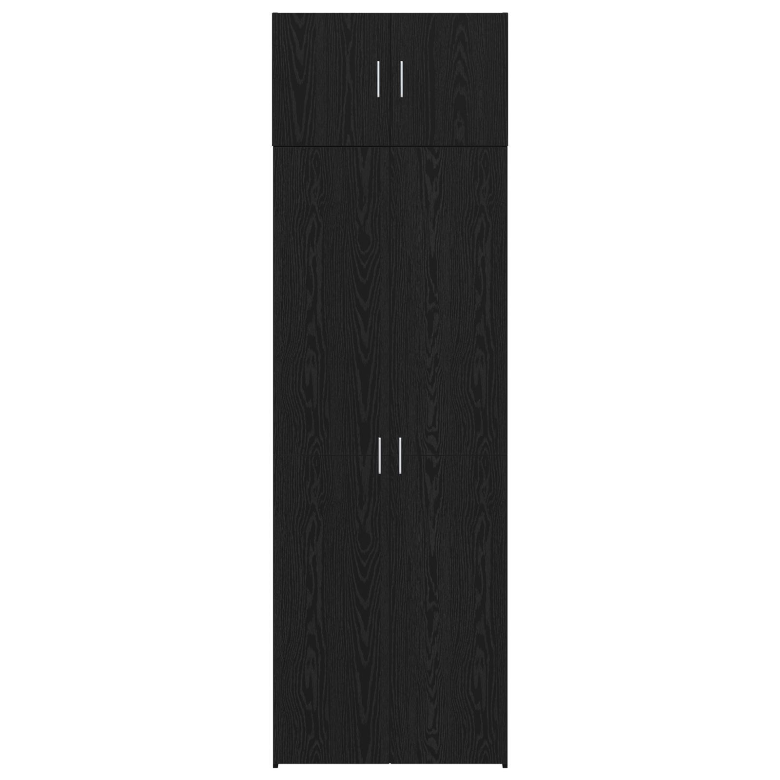 Storage Cabinet Black Oak 70x42.5x225 cm Engineered Wood - Image 8