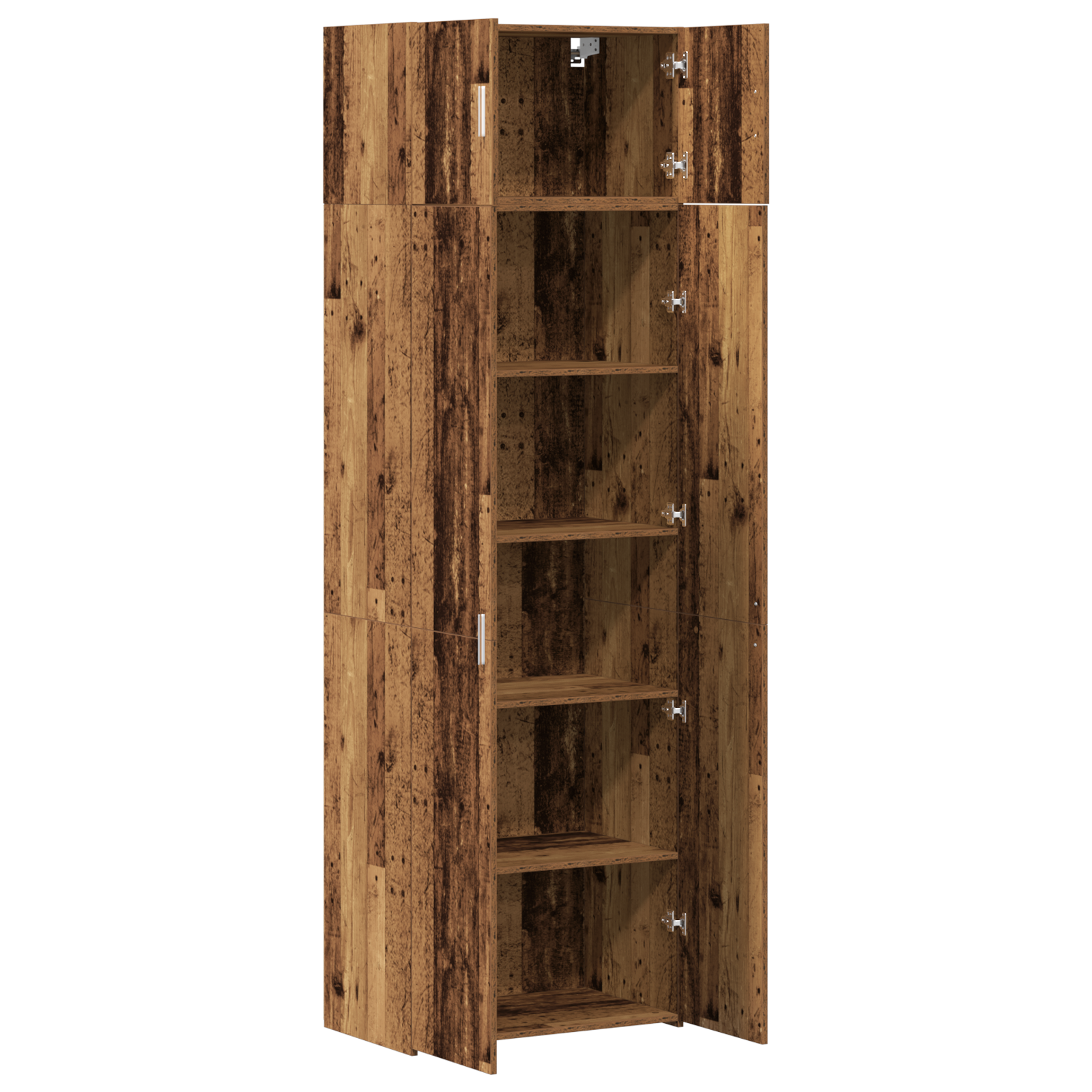 Storage Cabinet Old Wood 70x42.5x225 cm Engineered Wood - Image 5