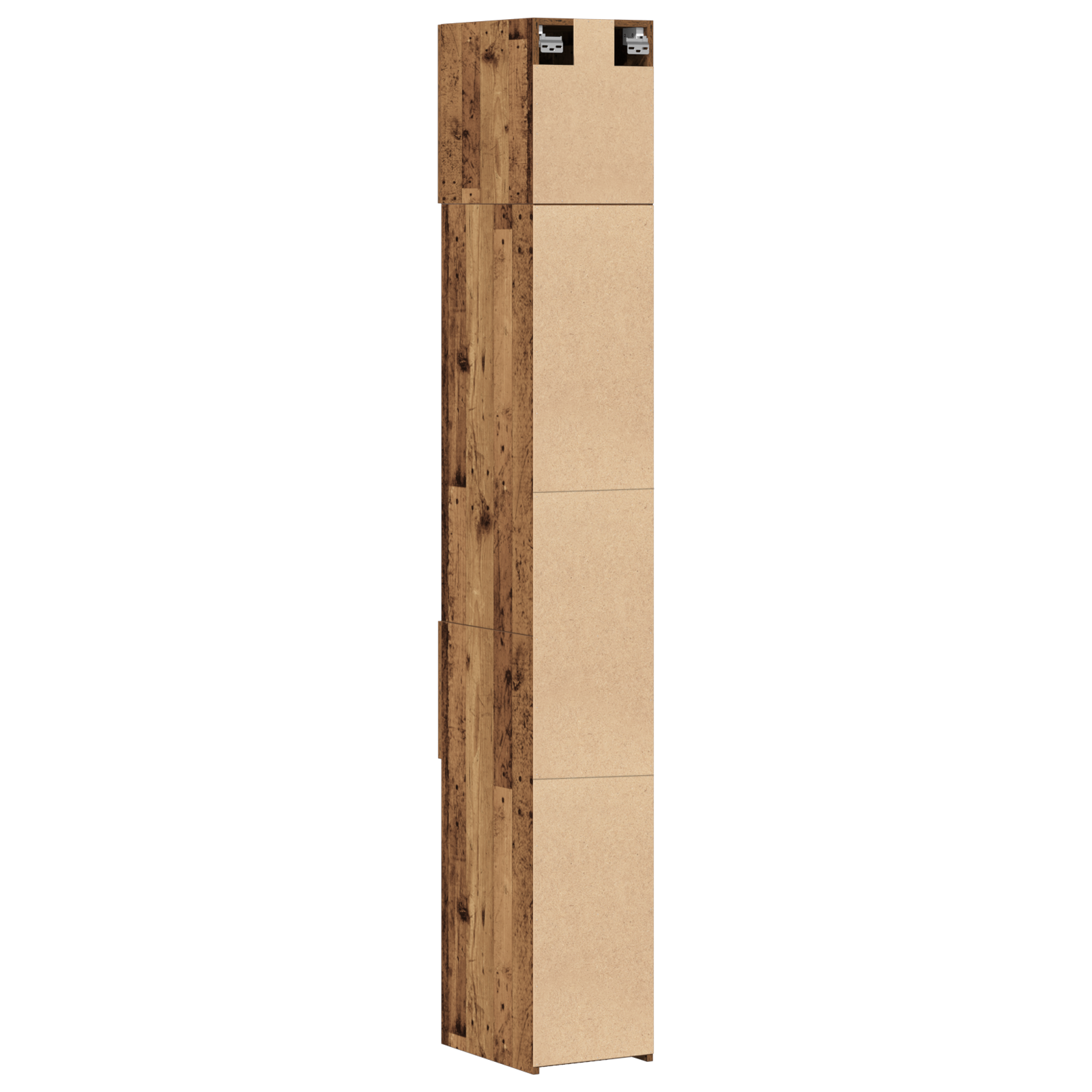 Slim Storage Cabinet Old Wood 30x42.5x225 cm Engineered Wood - Image 9