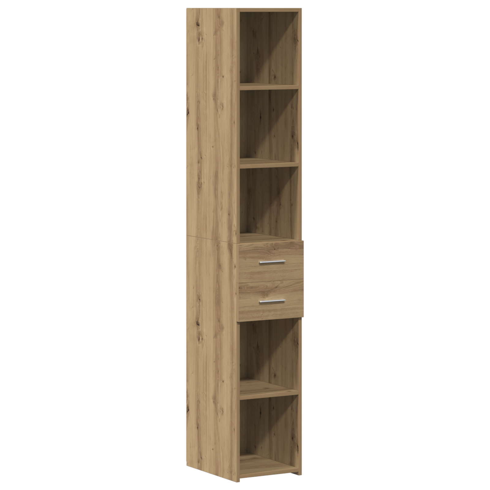 Slim Storage Cabinet Artisan Oak 30x42.5x225 cm Engineered Wood - Image 6