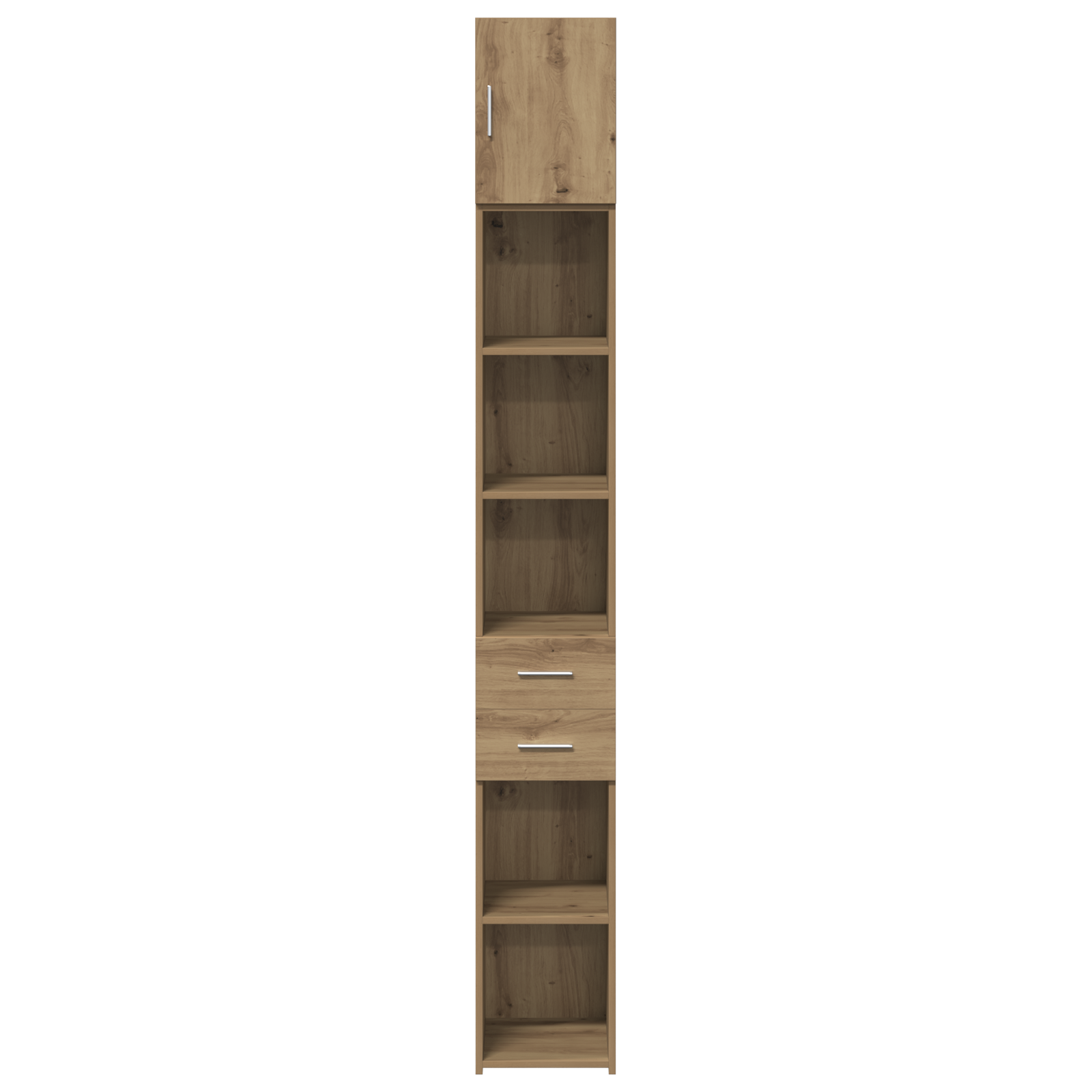 Slim Storage Cabinet Artisan Oak 30x42.5x225 cm Engineered Wood - Image 7