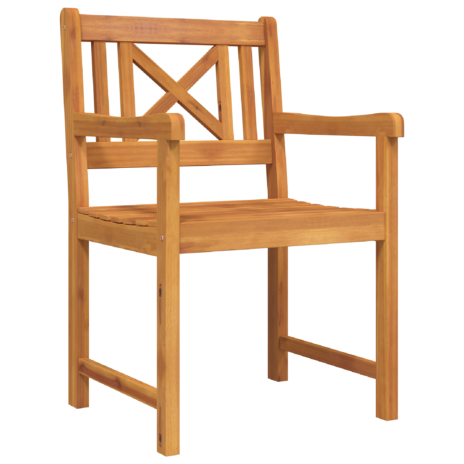 7 Piece Garden Dining Set Solid Wood Acacia - Image 6