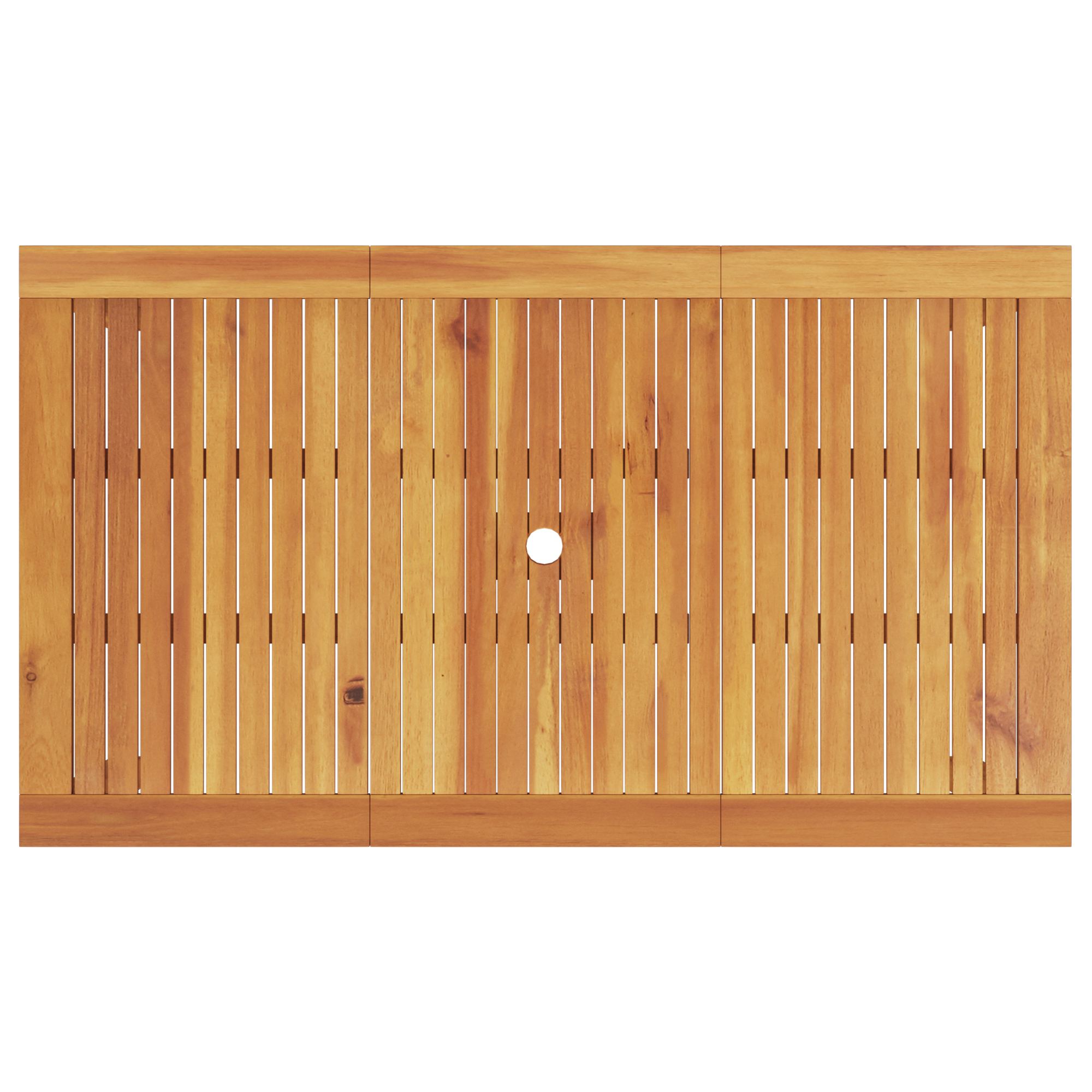 7 части градински комплект за хранене от масивна акациева дървесина - Image 10