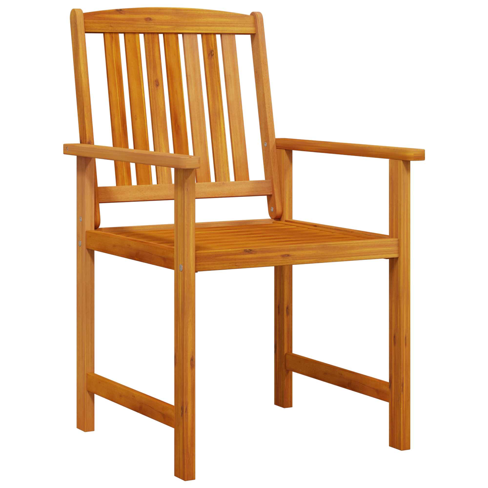 7 Часовна Градинска Трапезария от Масивна Акациева Дървесина - Image 5