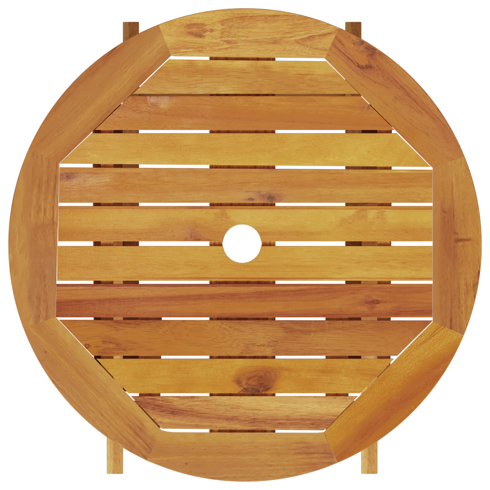 3 Часов Комплект Сгъваем Бистро от Масивна Акация - Image 10