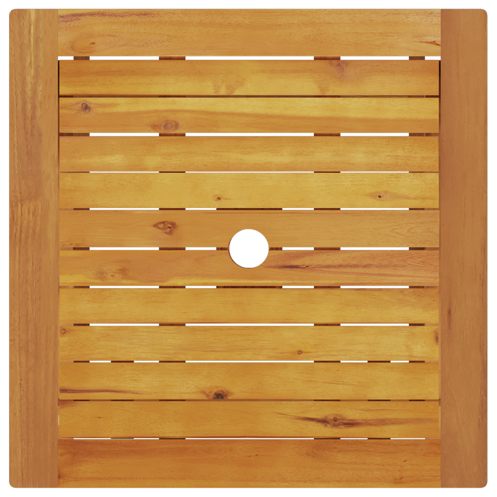 3 Яко сгъваемо бюро от акациева дървесина - Image 10