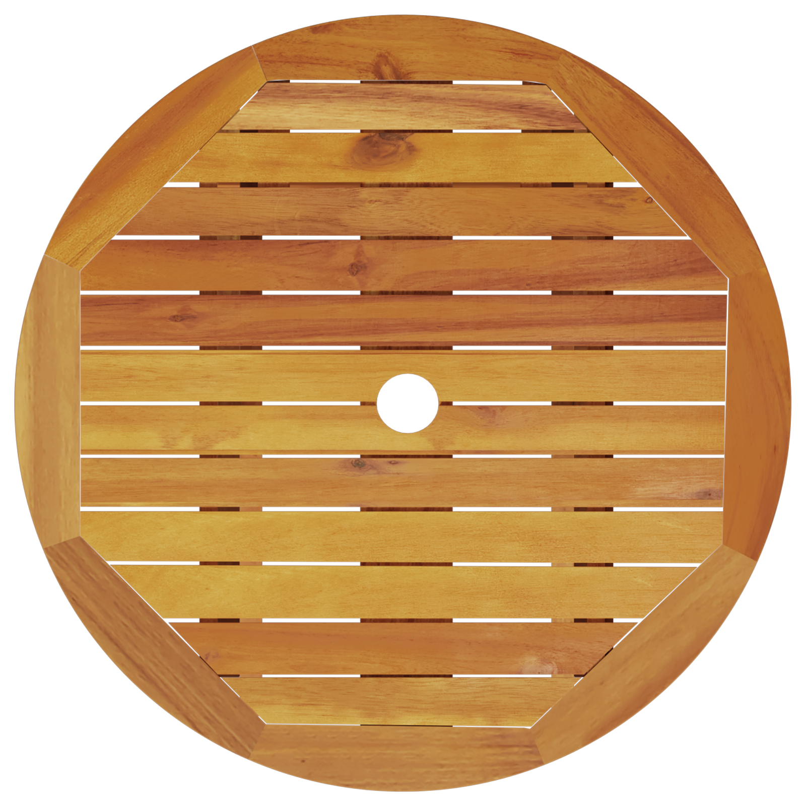 3-Piece Folding Bistro Set Made of Solid Acacia Wood - Image 10