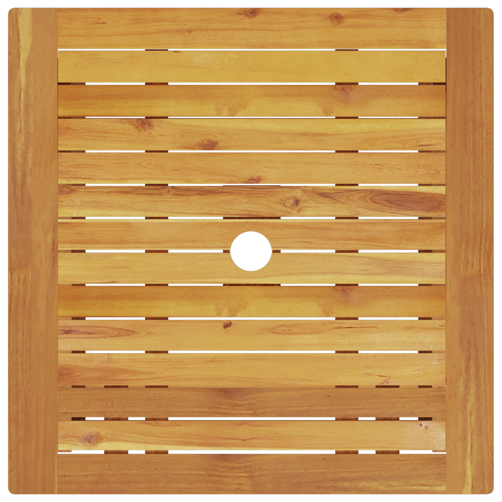 3-Piece Folding Bistro Set - Solid Acacia Wood - Image 10