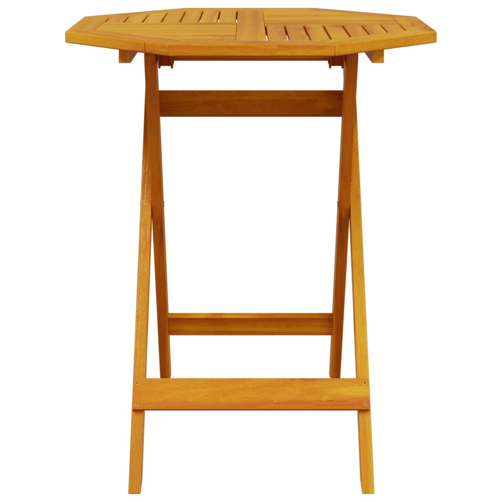 3 Часова Сгъваема Бистро Комплект от Масивна Акациева Дървесина - Image 9