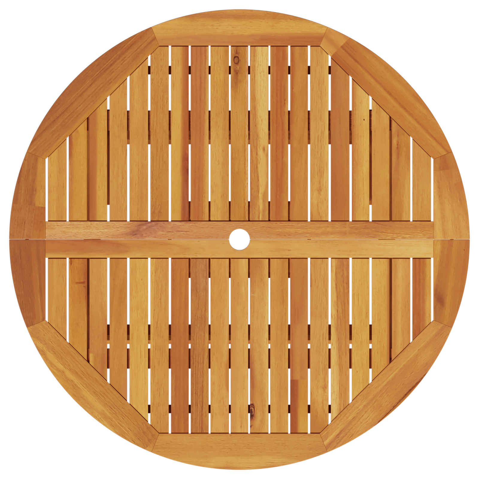 5 части комплект градинска трапезария от масивна акациева дървесина - Image 10