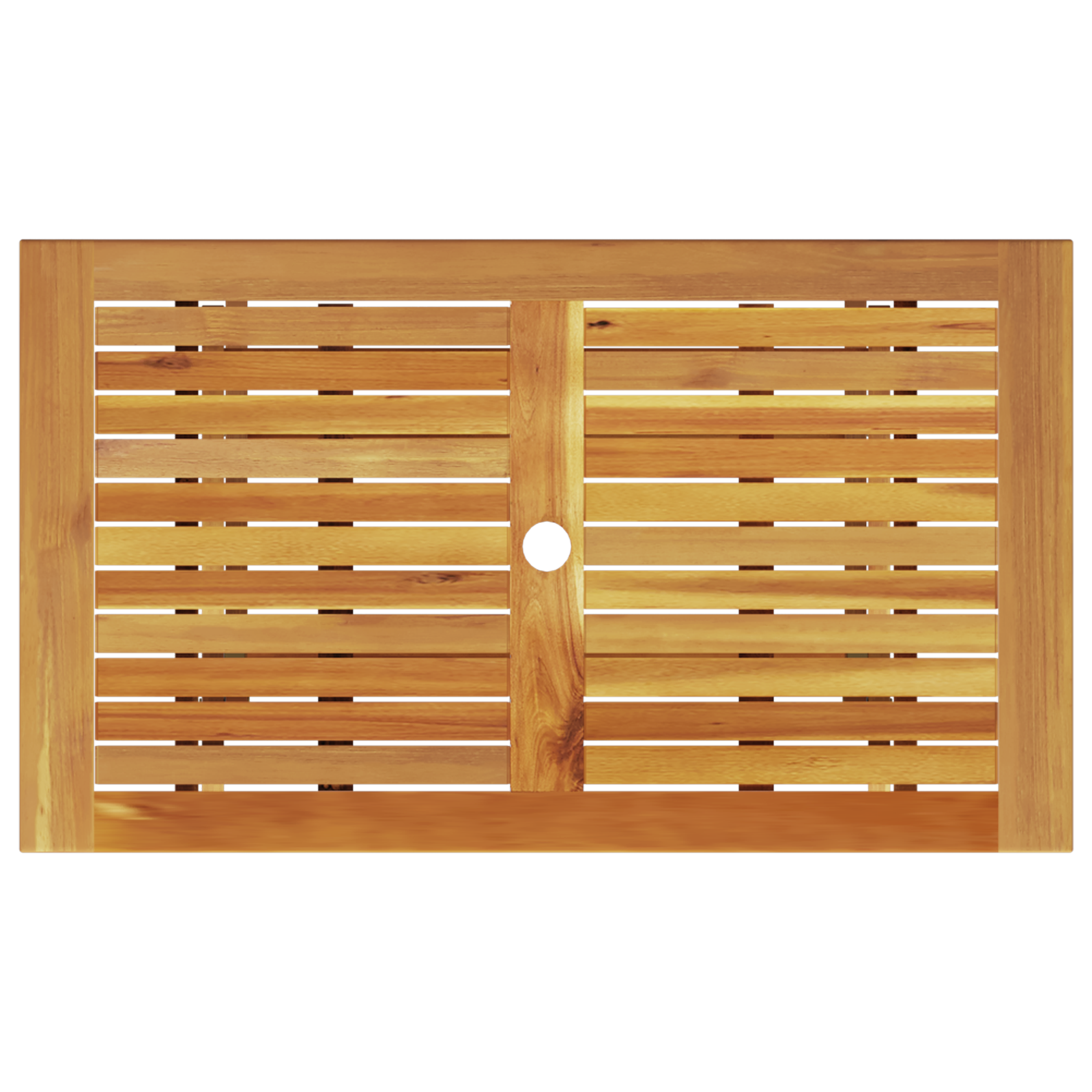 Комплект от 5 части градински обяд от масивно дърво акация - Image 10