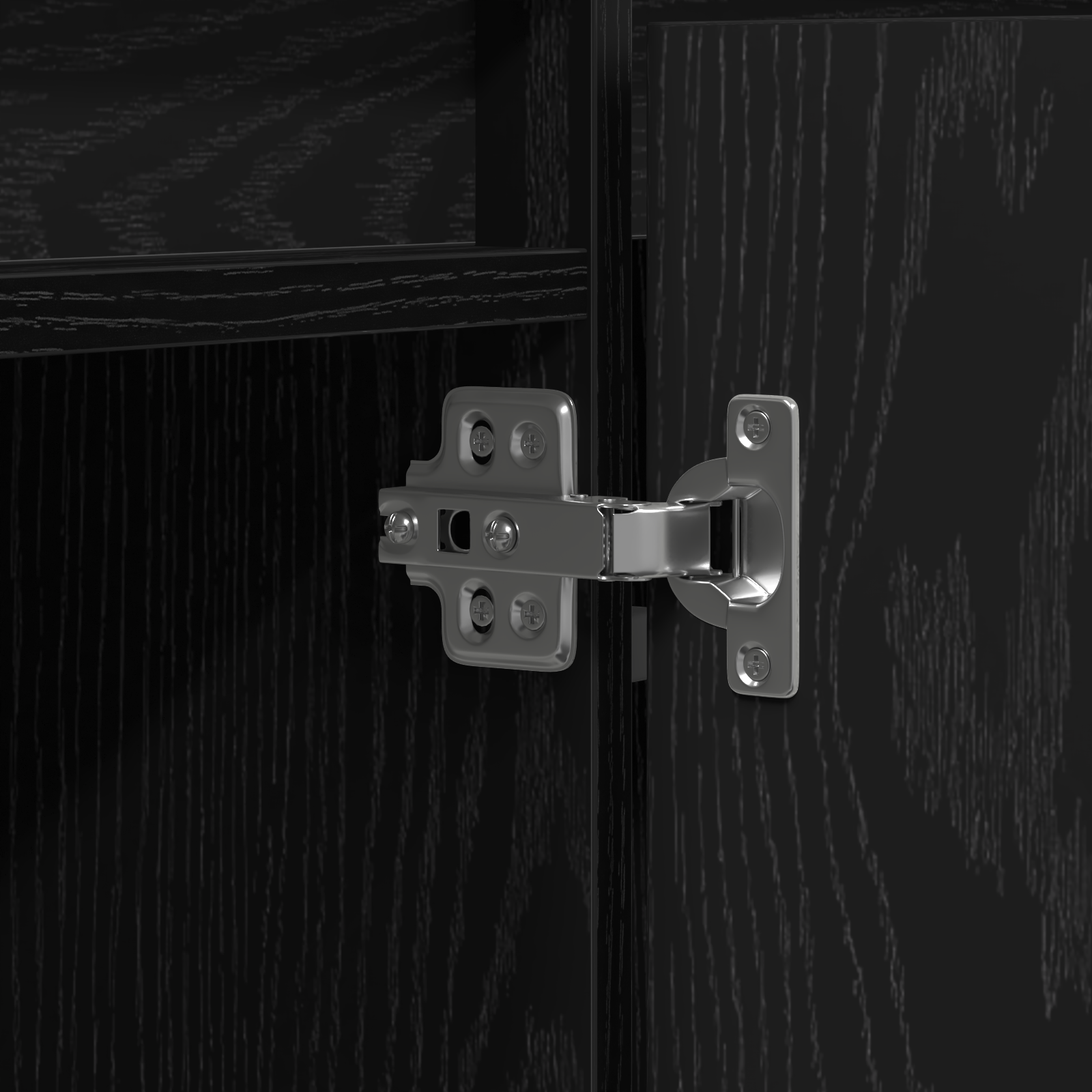 TV omarica Črna Orehovina 180 x 38 x 49 cm Konstruiran les - slika 10