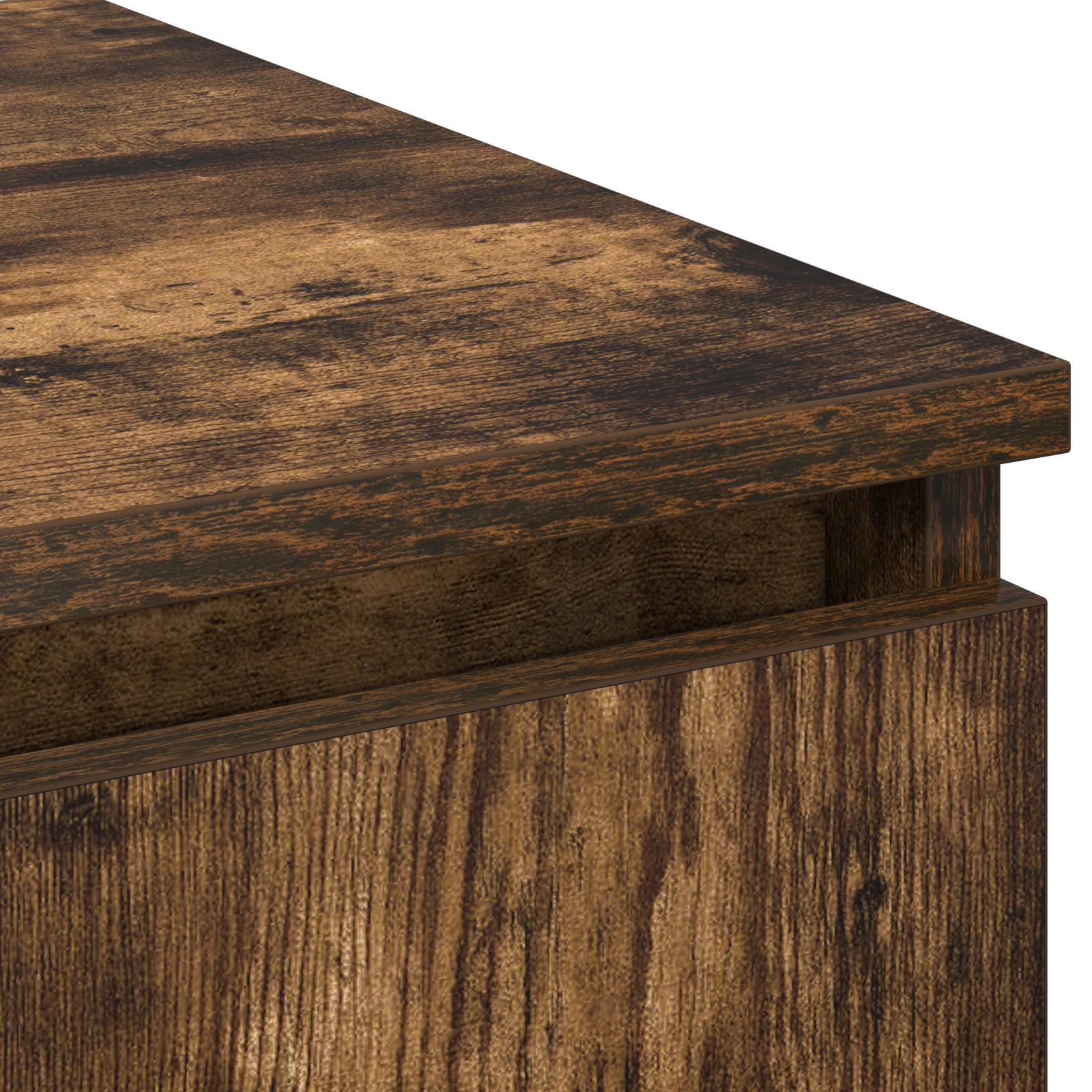 Televizoriaus laikiklis su LED dūminiu ąžuolu 180x38x49 cm inžinerine mediena - Image 9