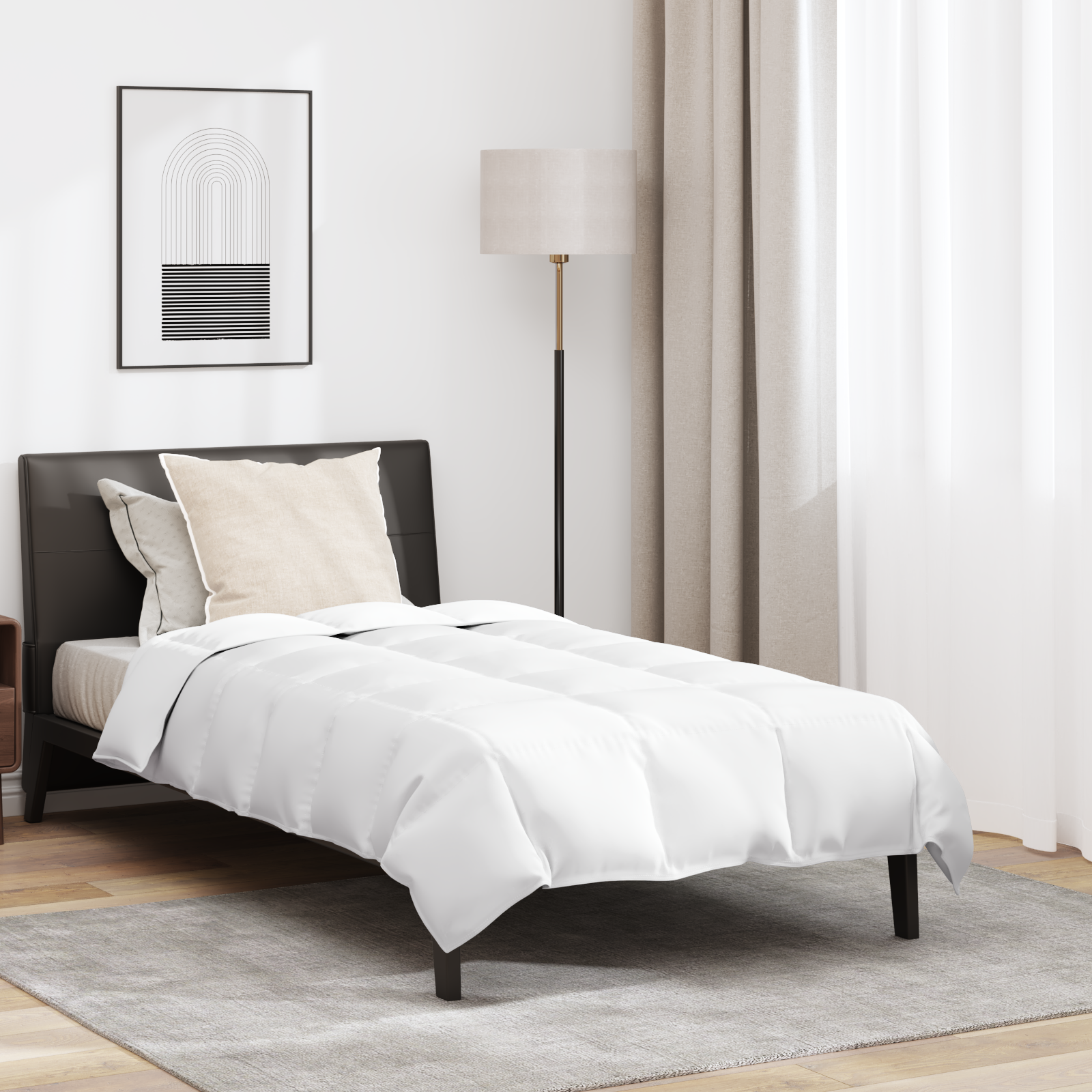 Dekbed Anders met kussen 2 pcs Wit 155 x 220 cm Dons