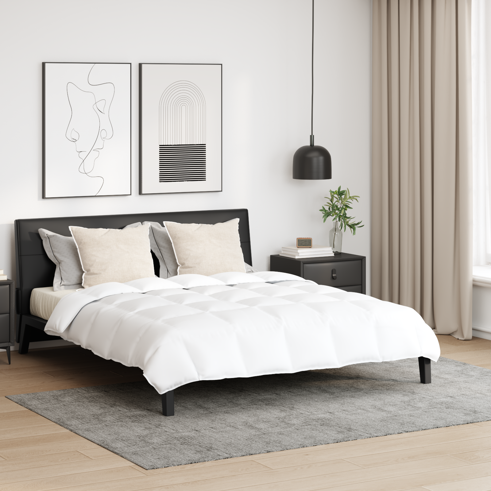 Dekbed Anders 3 pcs Wit 240 x 200 cm Dons