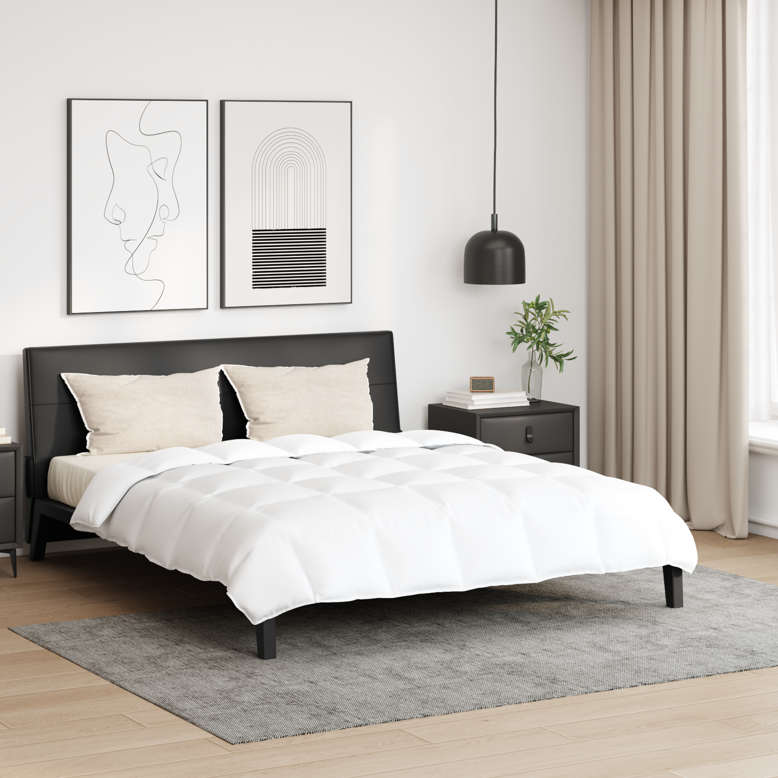 Dekbed Anders 3 pcs Wit 200 x 220 cm Dons