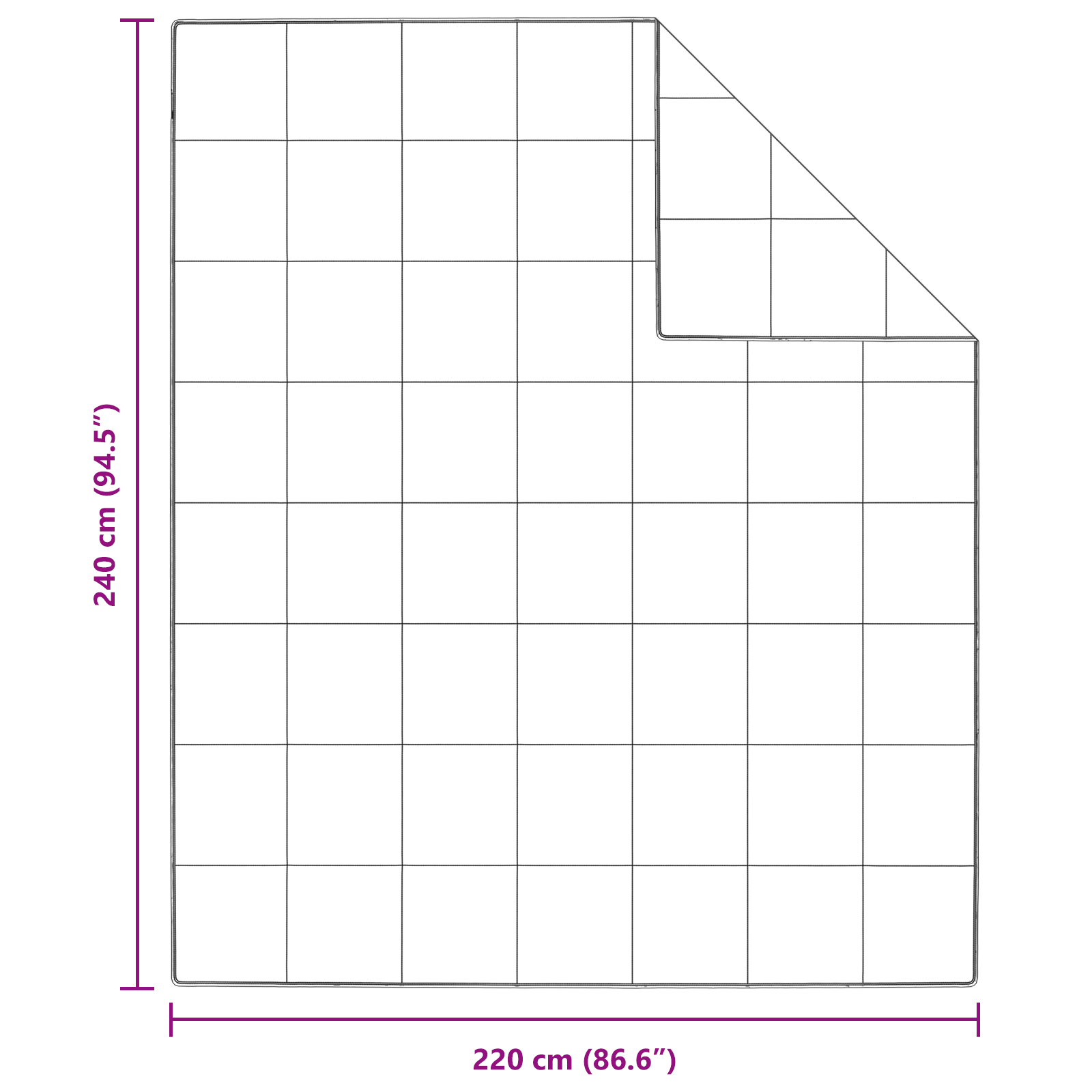 Komplet odej z blazino 3 pcs Bela Perje - slika 13